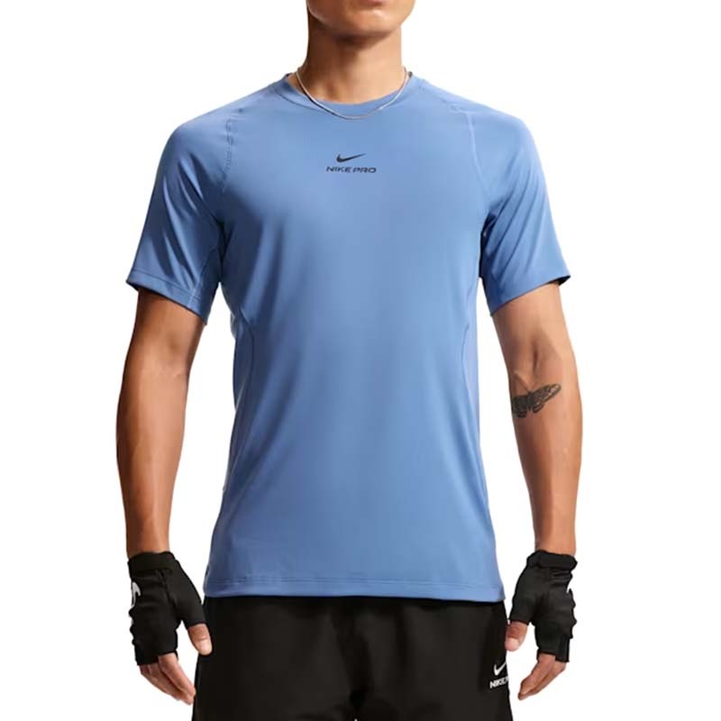 Nike Pro Training Dri-FIT 短袖上衣 透氣排汗 藍色 男款 HV0410-459 [台灣現貨]