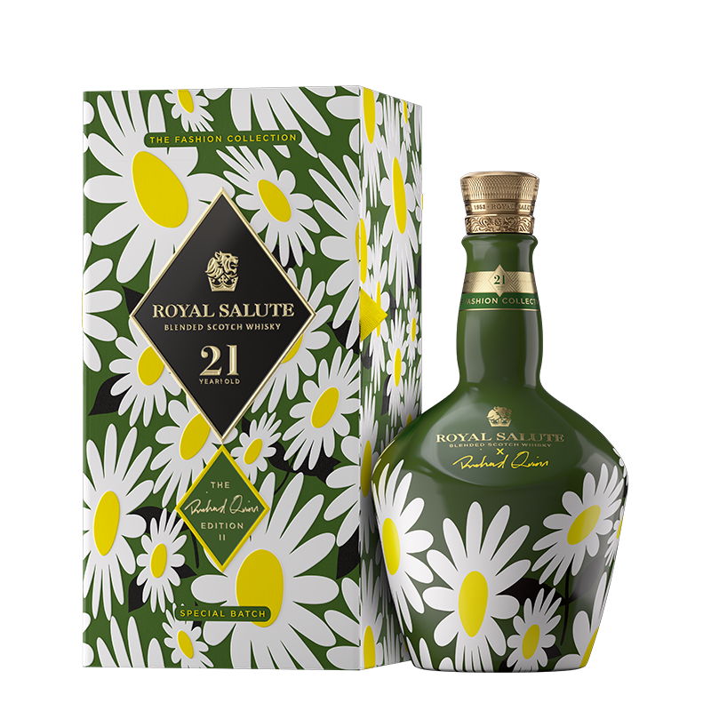 皇家禮炮21年法國菊限定版調和威士忌 Royal Salute 21 Years Richard Quinn Edition II (Daisy) Blended Scotch Whisky