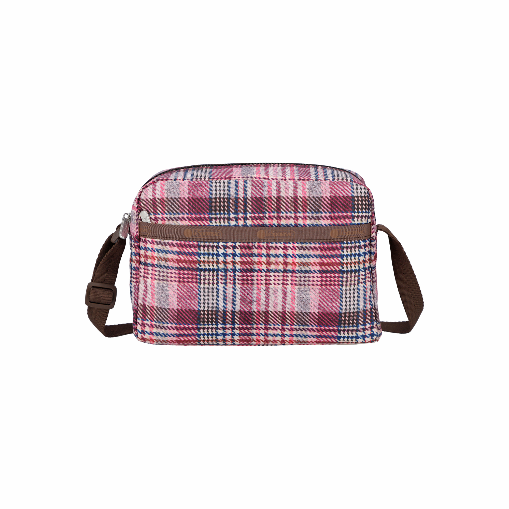 DANIELLA 斜揹袋 (PINK ROSEWOOD PLAID)