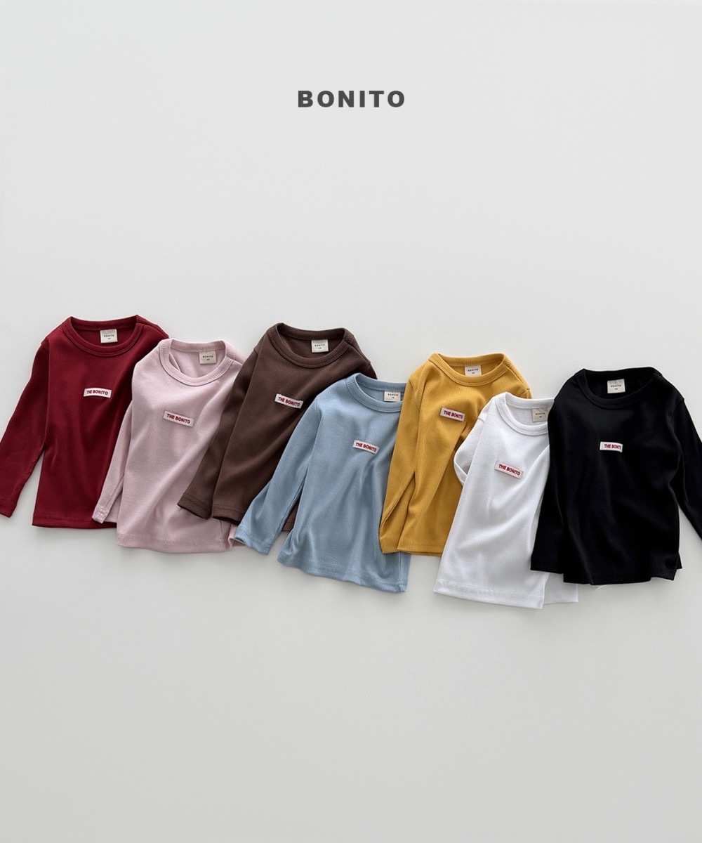 Bonito 顏料羅紋薄上衣 / 7色