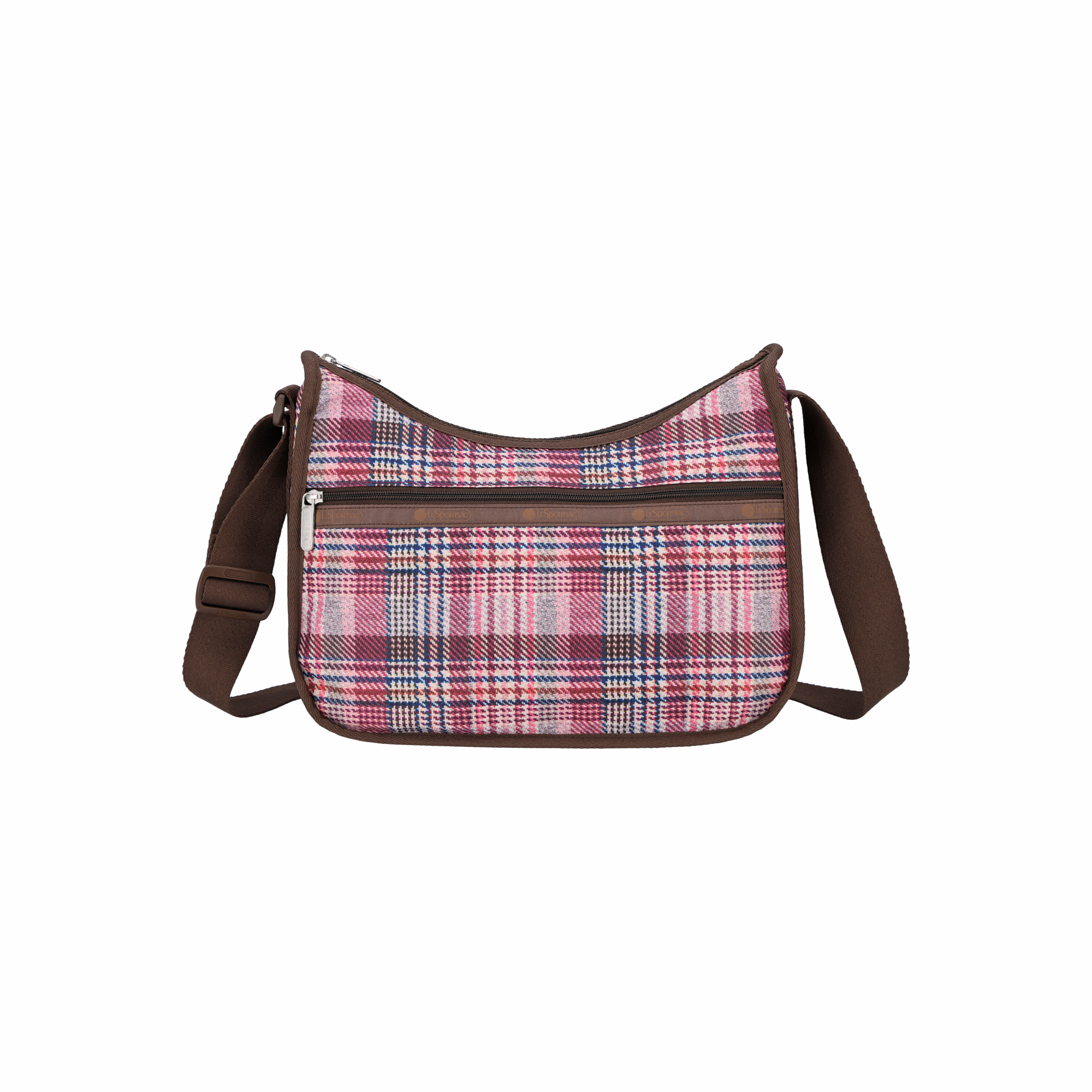 CLASSIC HOBO 經典斜揹袋 (PINK ROSEWOOD PLAID)