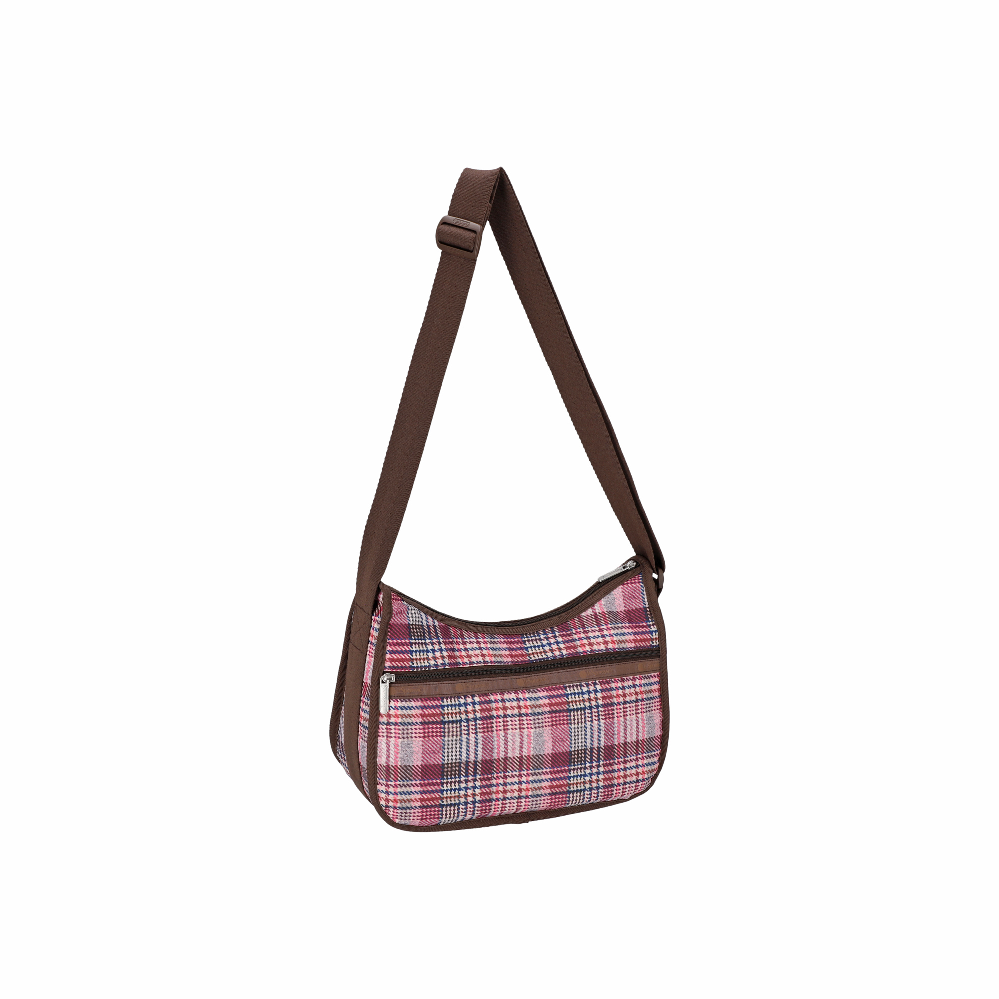CLASSIC HOBO 經典斜揹袋 (PINK ROSEWOOD PLAID)