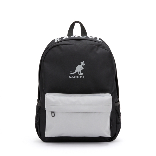 KANGOL 後背包 黑灰色 尼龍 書包 筆電包 背包 6325874312