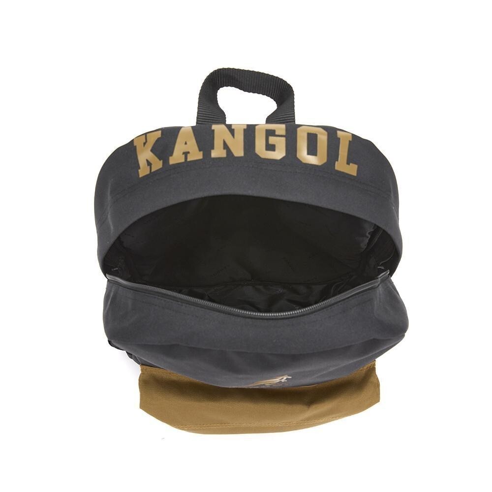 KANGOL 後背包 黑卡其 尼龍 書包 筆電包 背包 6325874332