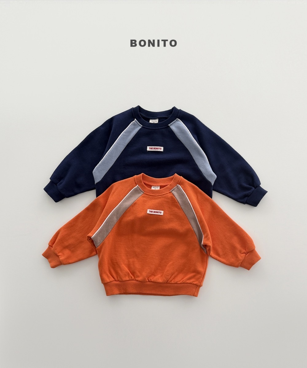 Bonito 落肩拼色衛衣 / 2色