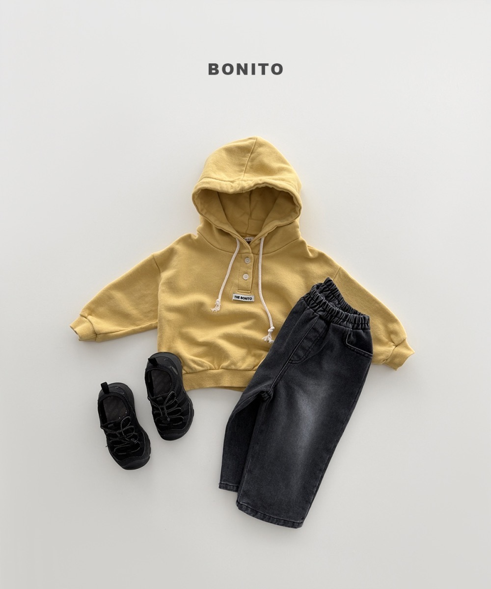 Bonito 雙釦連帽衛衣 / 3色