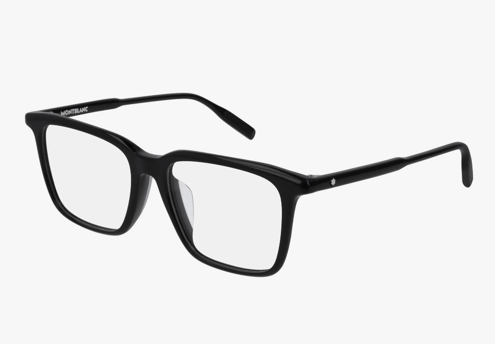 C35 Montblanc MB0011OA- 001 純黑板材光學鏡框