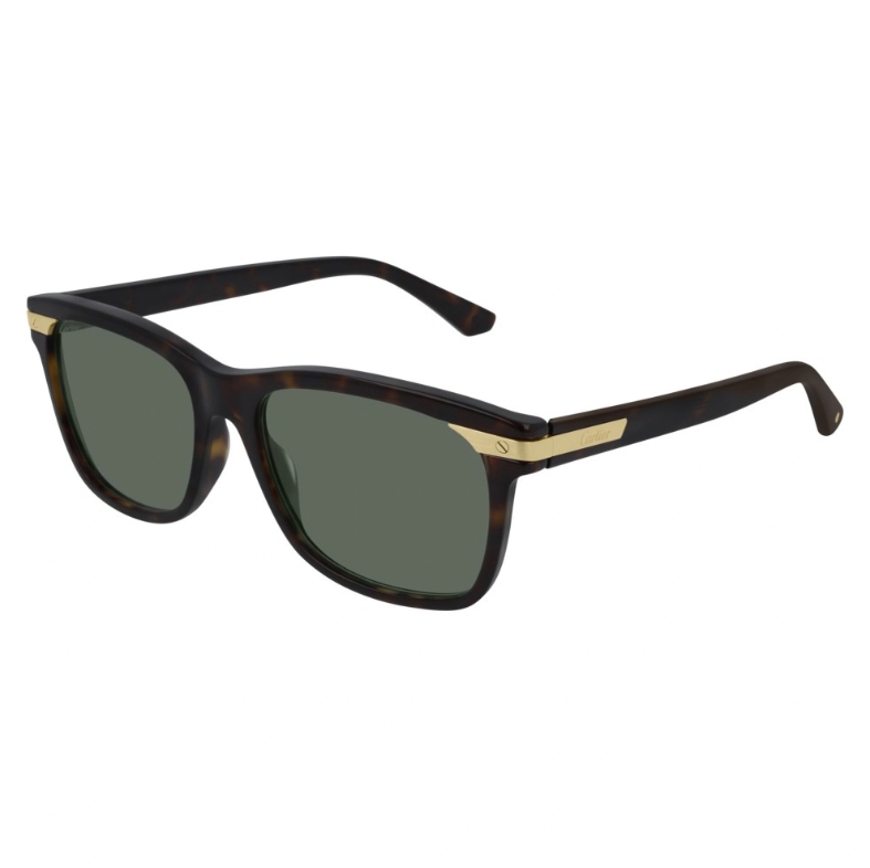 C37 Cartier CT0190S-003 Première系列深啡玳瑁方框太陽眼鏡