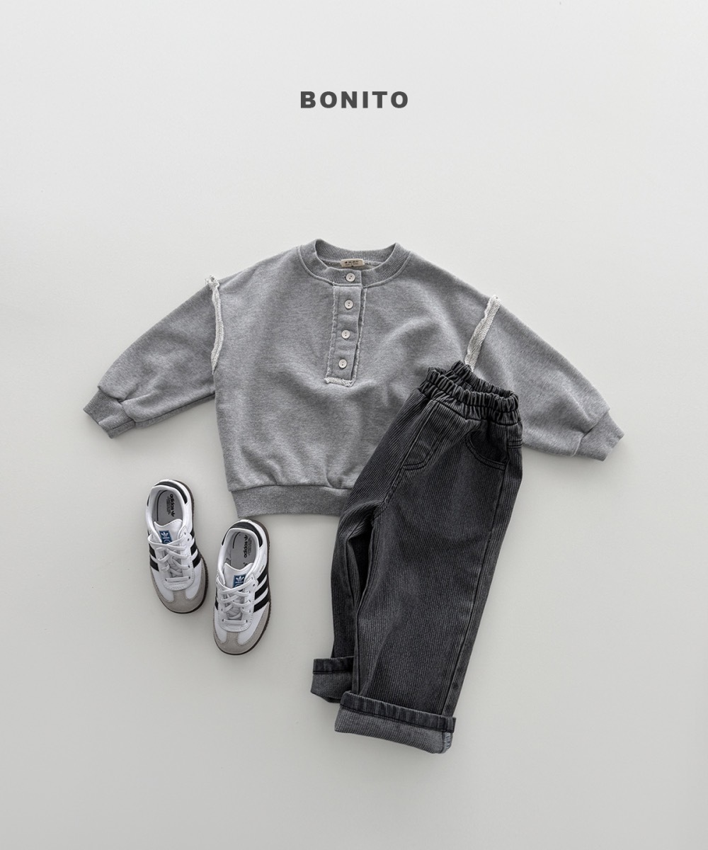 Bonito 不收邊落肩衛衣 / 2色