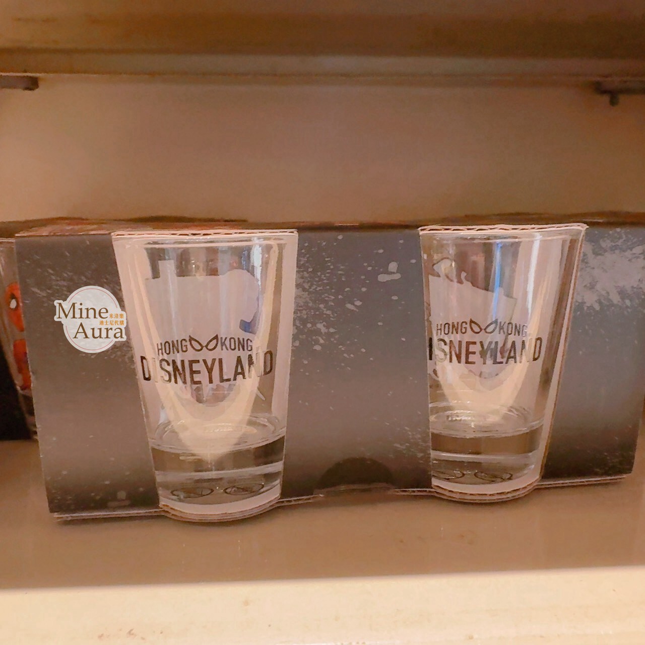 蜘蛛人 Spider-Man 圖案  迷你玻璃杯 水杯 套裝 漫威 Marvel -香港迪士尼樂園