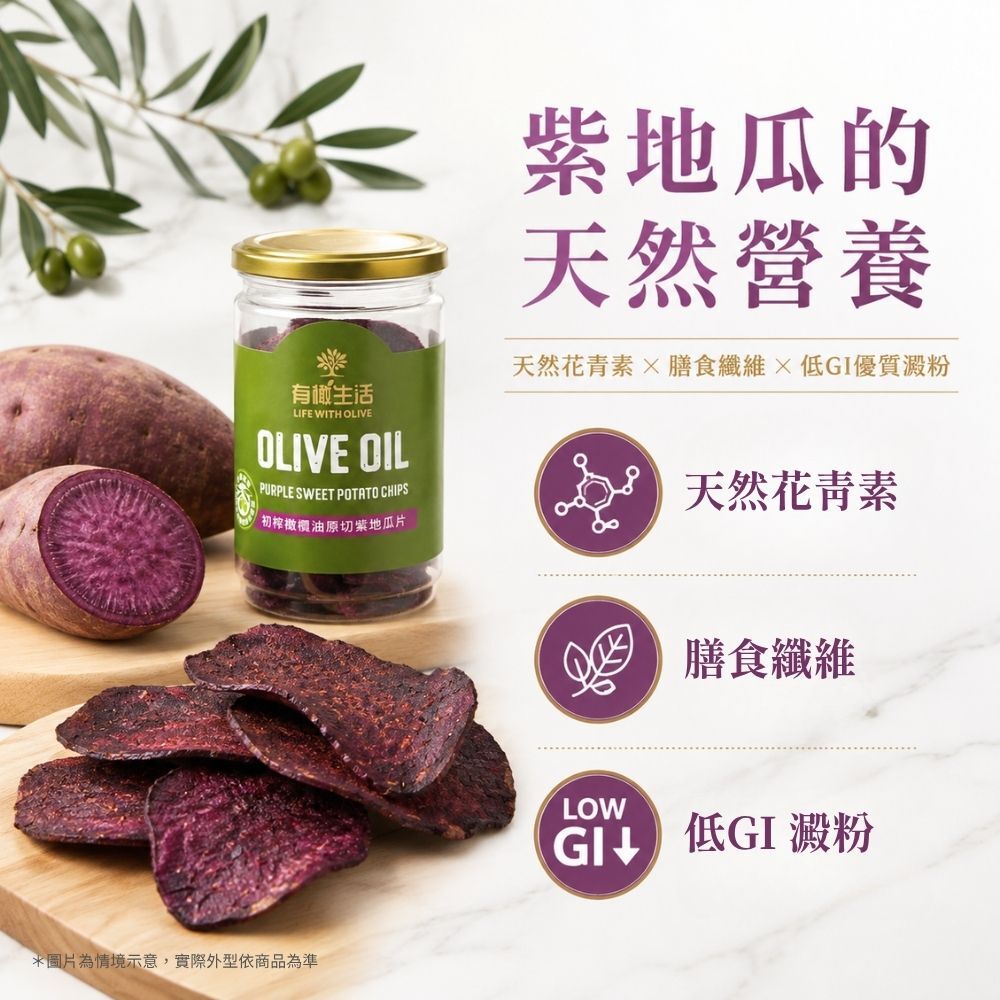紫地瓜特色營養分析：富含抗氧化花青素與膳食纖維的低GI優質澱粉來源