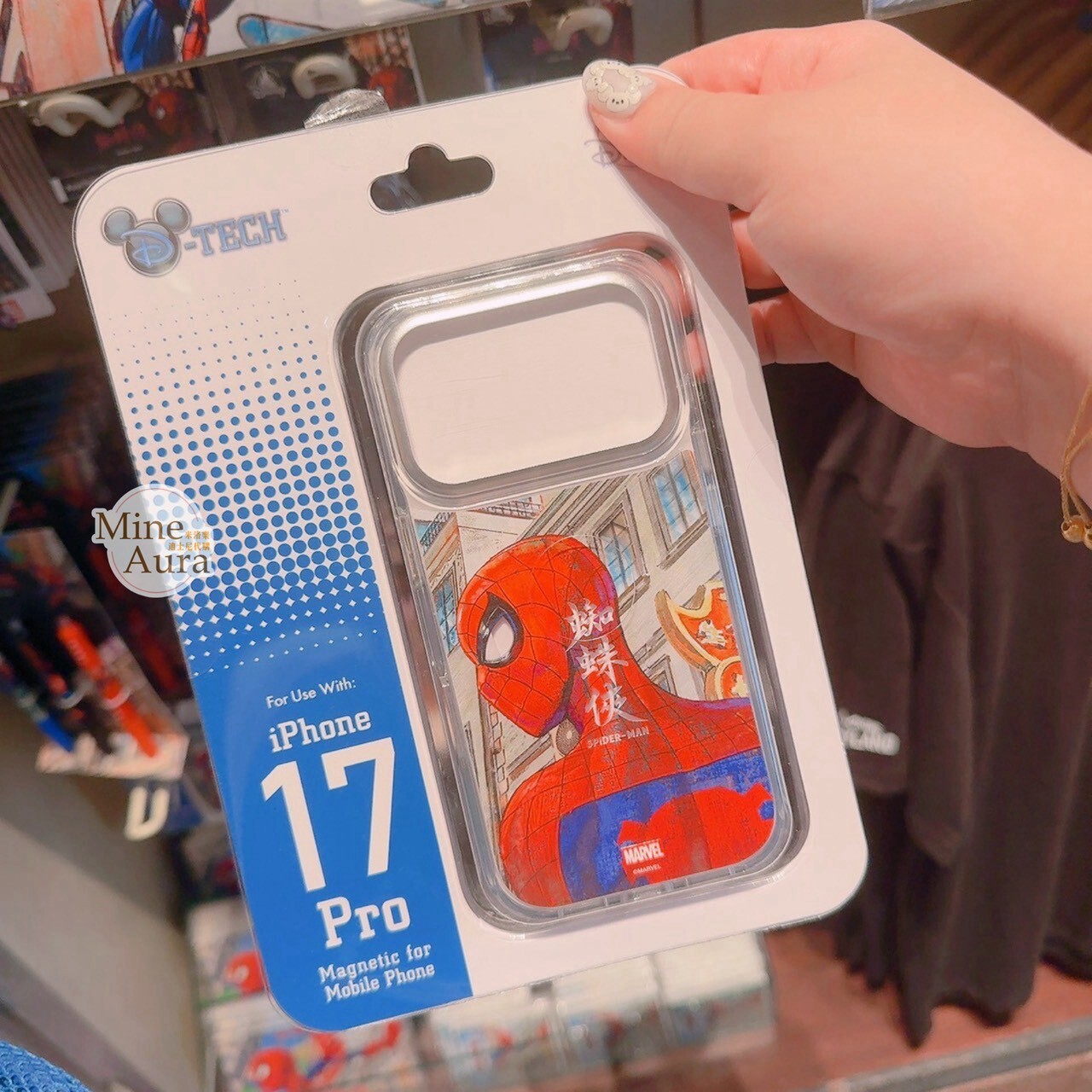 蜘蛛人 Spider-Man 側臉 圖案 iphone17 系列 手機殼 保護套 漫威 Marvel -香港迪士尼樂園