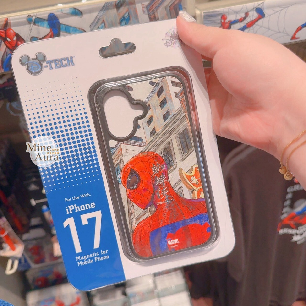 蜘蛛人 Spider-Man 側臉 圖案 iphone17 系列 手機殼 保護套 漫威 Marvel -香港迪士尼樂園