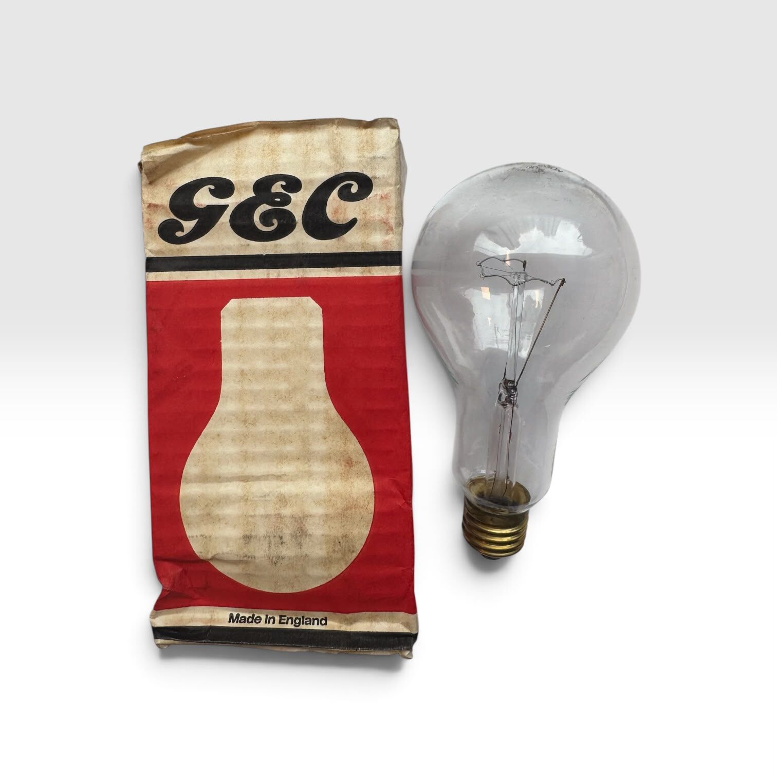 GEC GLS 光澤 200W E27 透明燈泡
