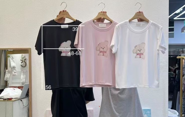 SY07  卡通小狗T   胸37-52 長22 $419