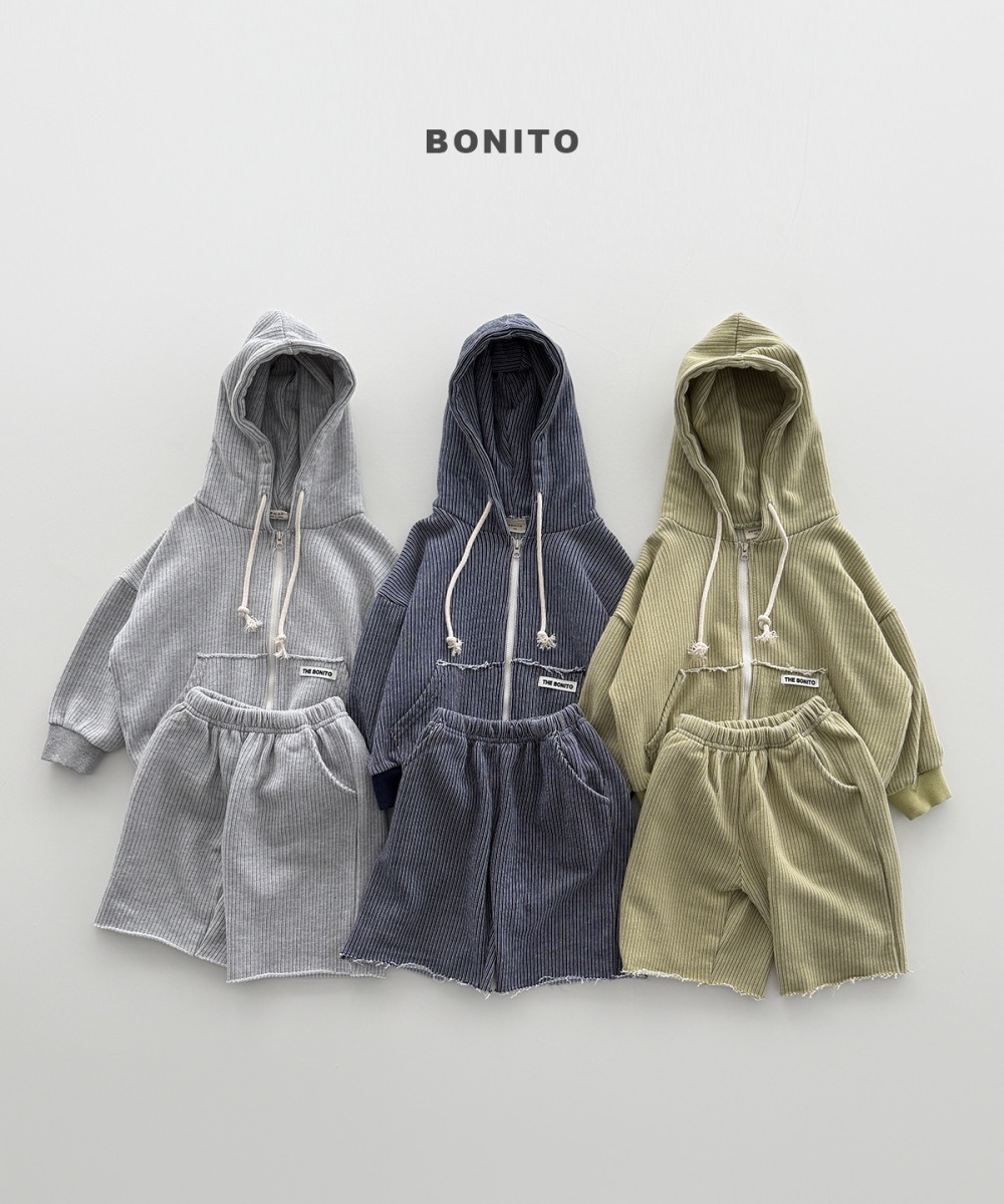 Bonito 艾迪連帽外套套裝 / 3色