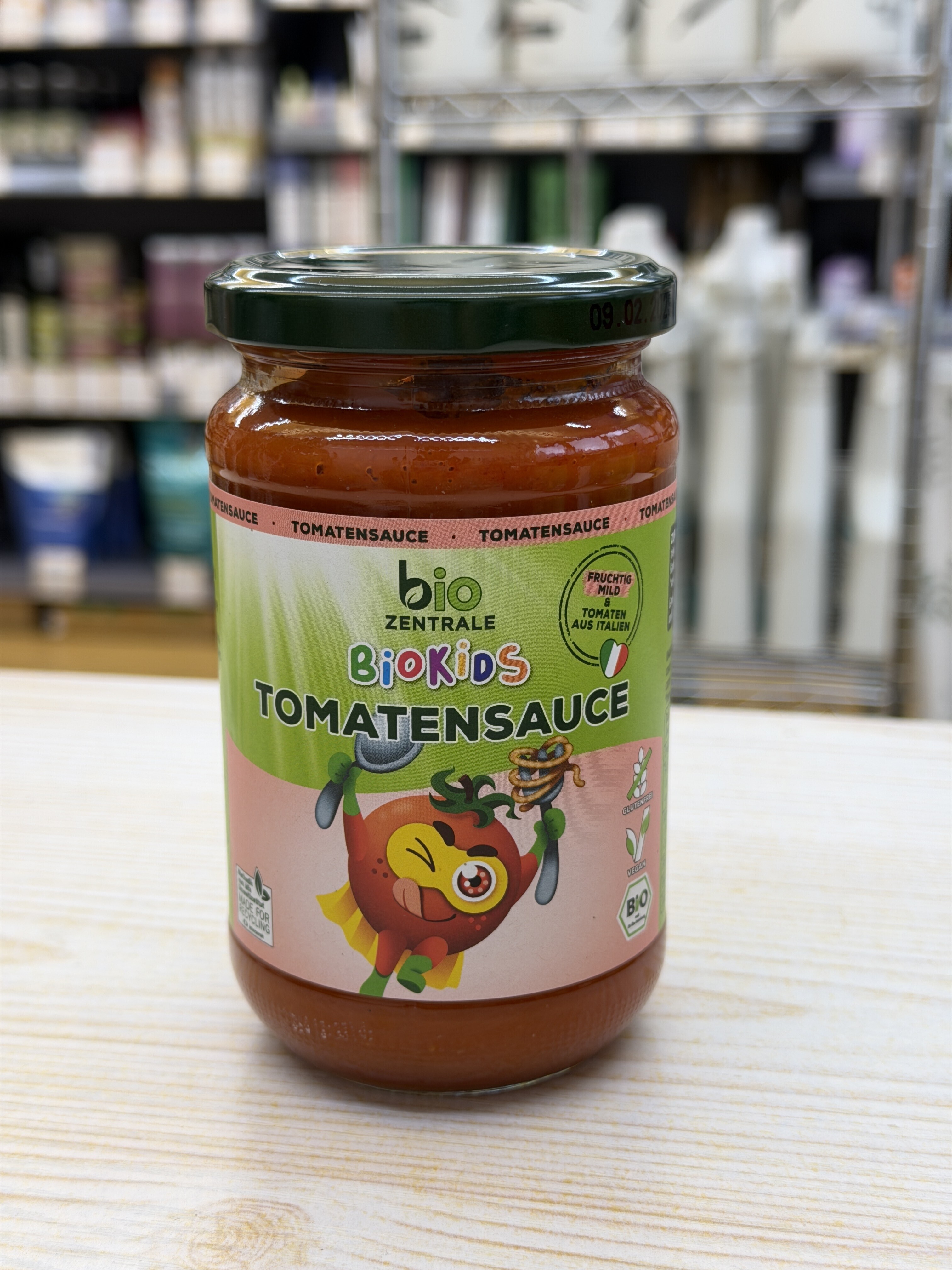 Bio Zentrale  BIOKIDS organic tomato sauce 350g (best before 9 Feb 2029)