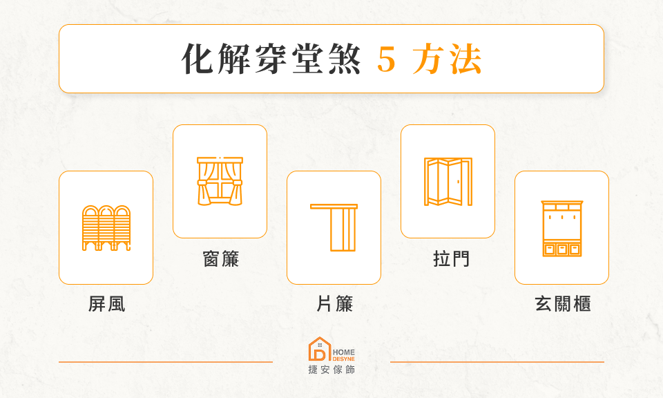 穿堂煞化解方法
