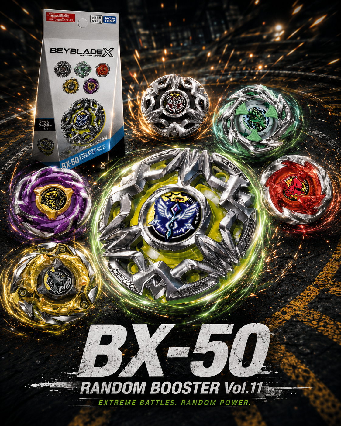 【日本限時連線代購】現貨 BEYBLADE X 戰鬥陀螺X BX-50 隨機強化組Vol.11