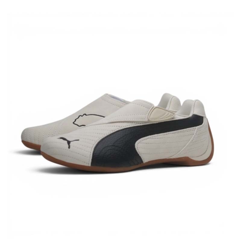 PUMA Slipcat 賽車鞋 休閒鞋 魔鬼氈 米白色 男女鞋 40635704 [國內代購]