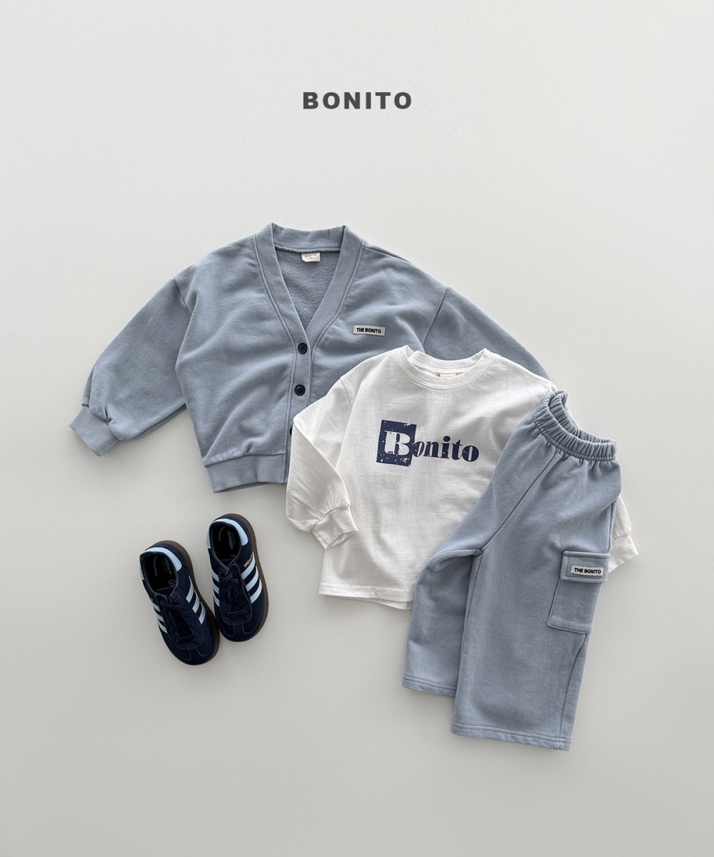 Bonito 棉質 V 領開衫外套 / 2色