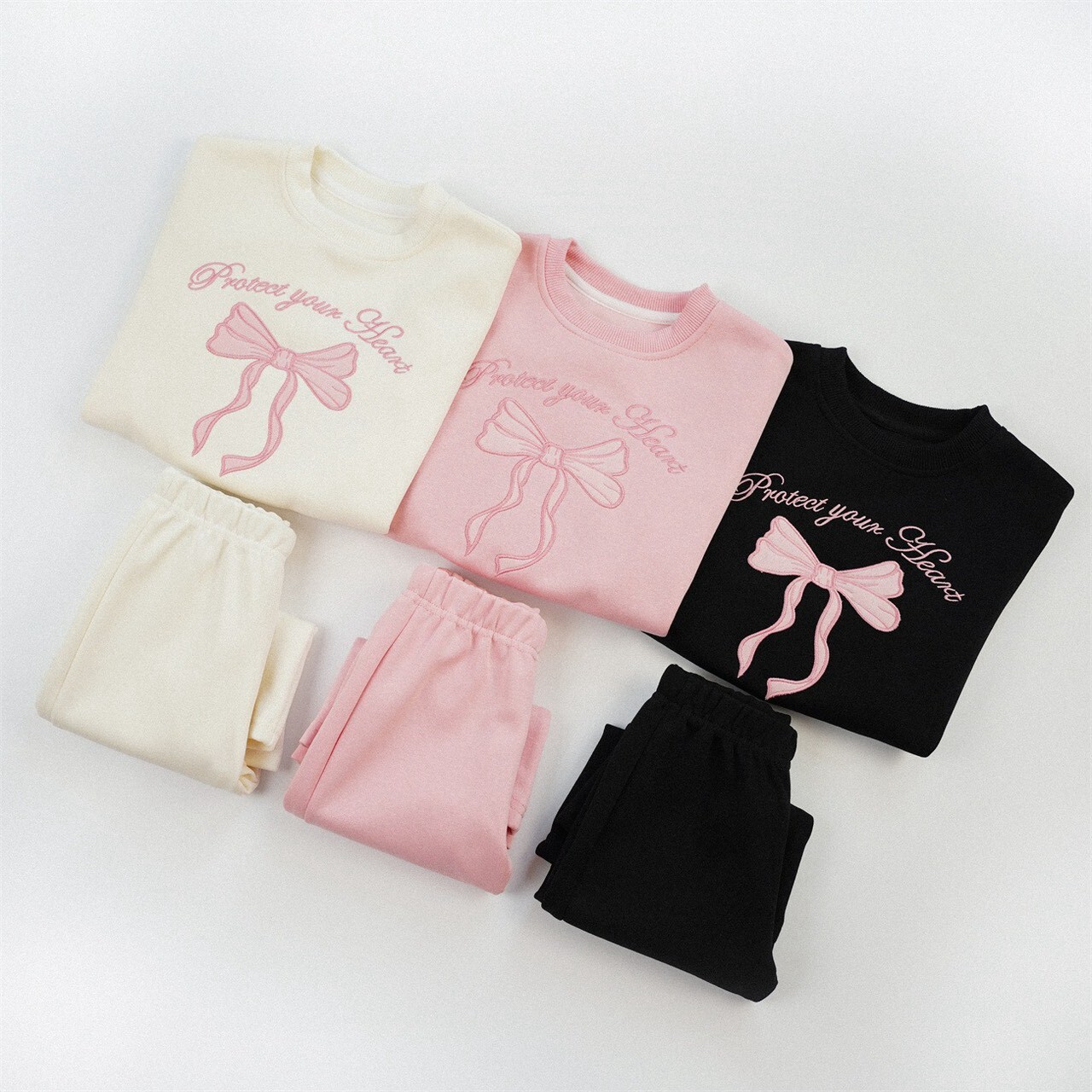 🎀 秋裝 ✴ 蝴蝶結套裝 ᝰ