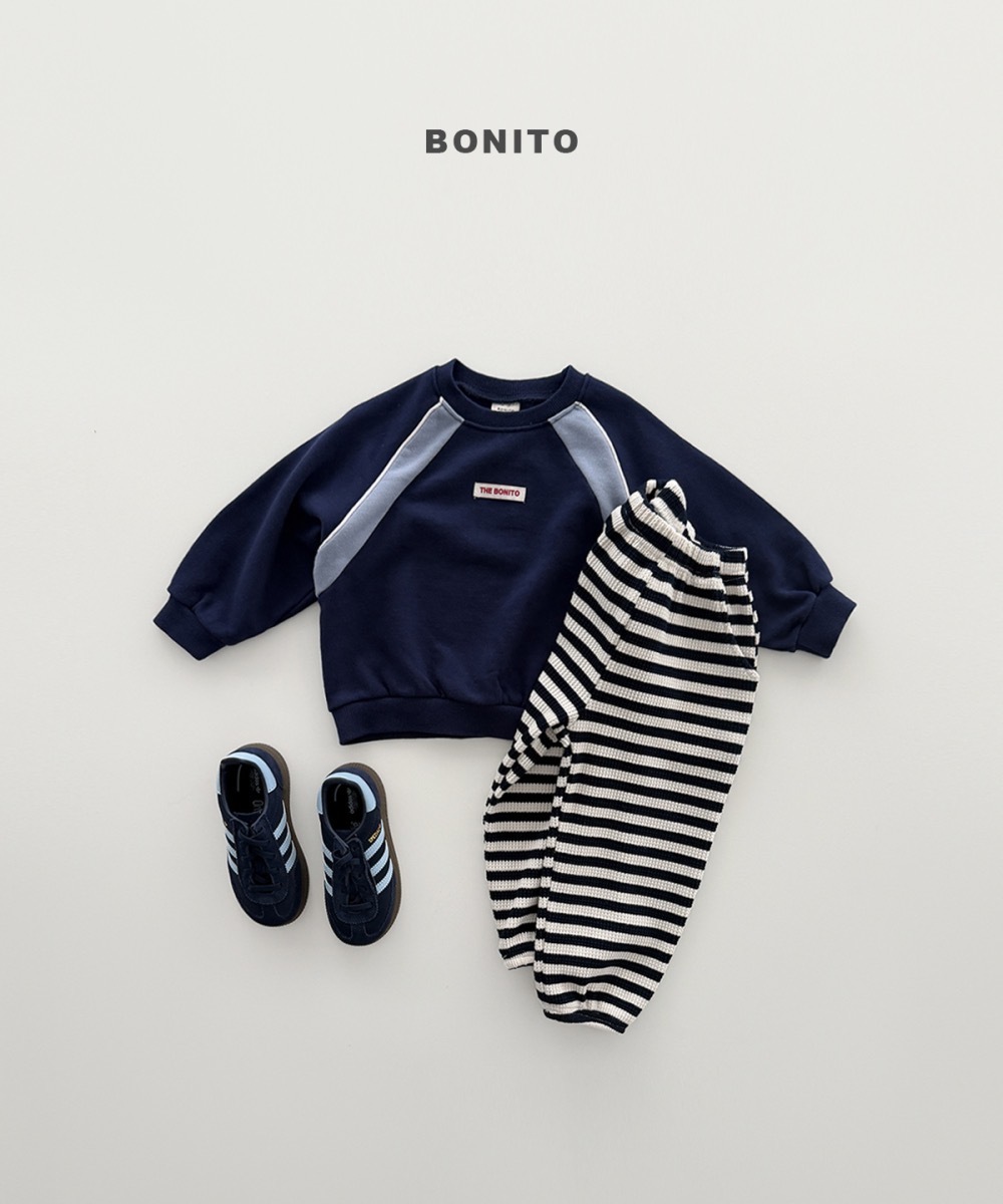 Bonito 華夫條紋縮口褲 / 2色