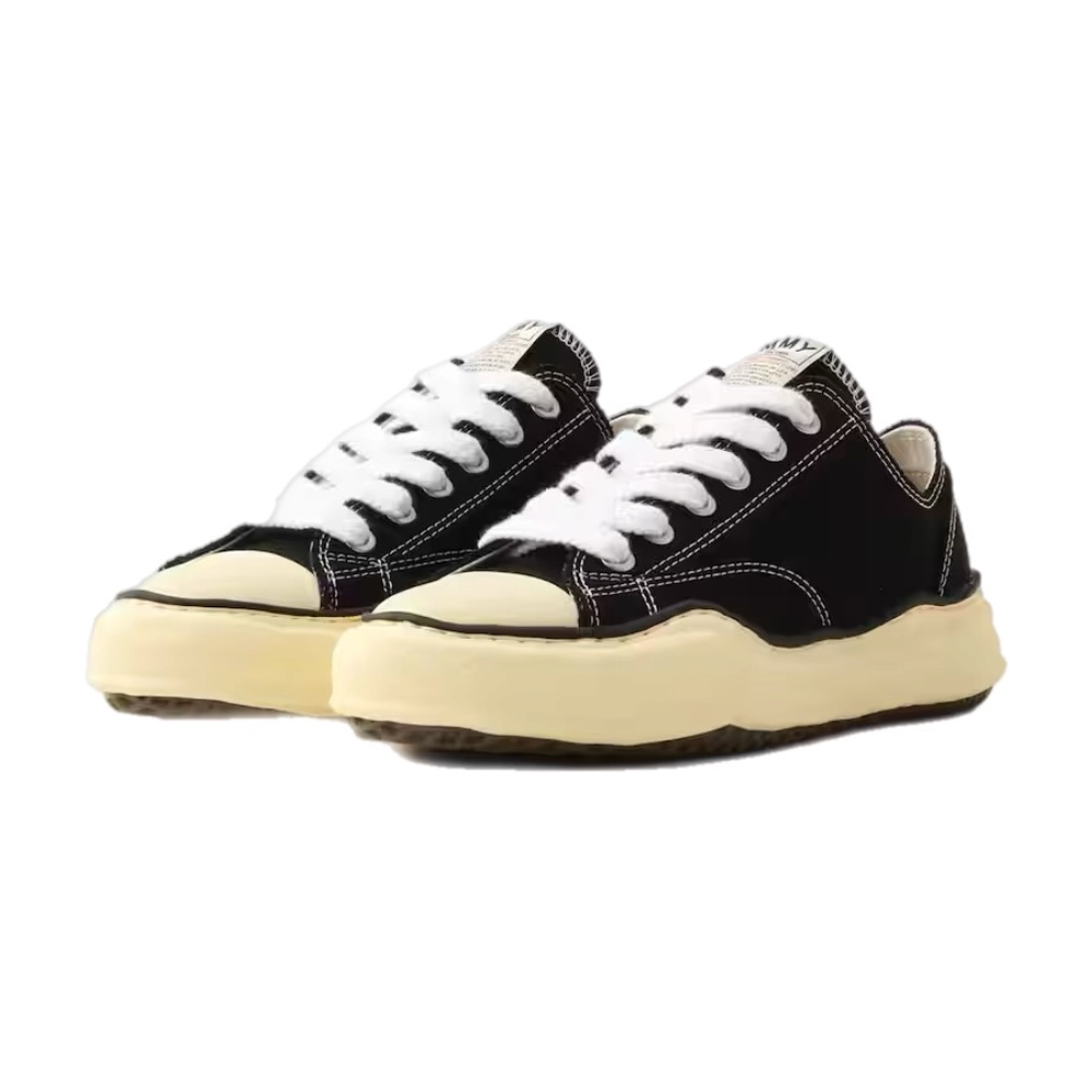 MAISON MIHARA YASUHIRO PETERSON LOW 黑 奶油底 溶解鞋 MMY 男女 A09FW733