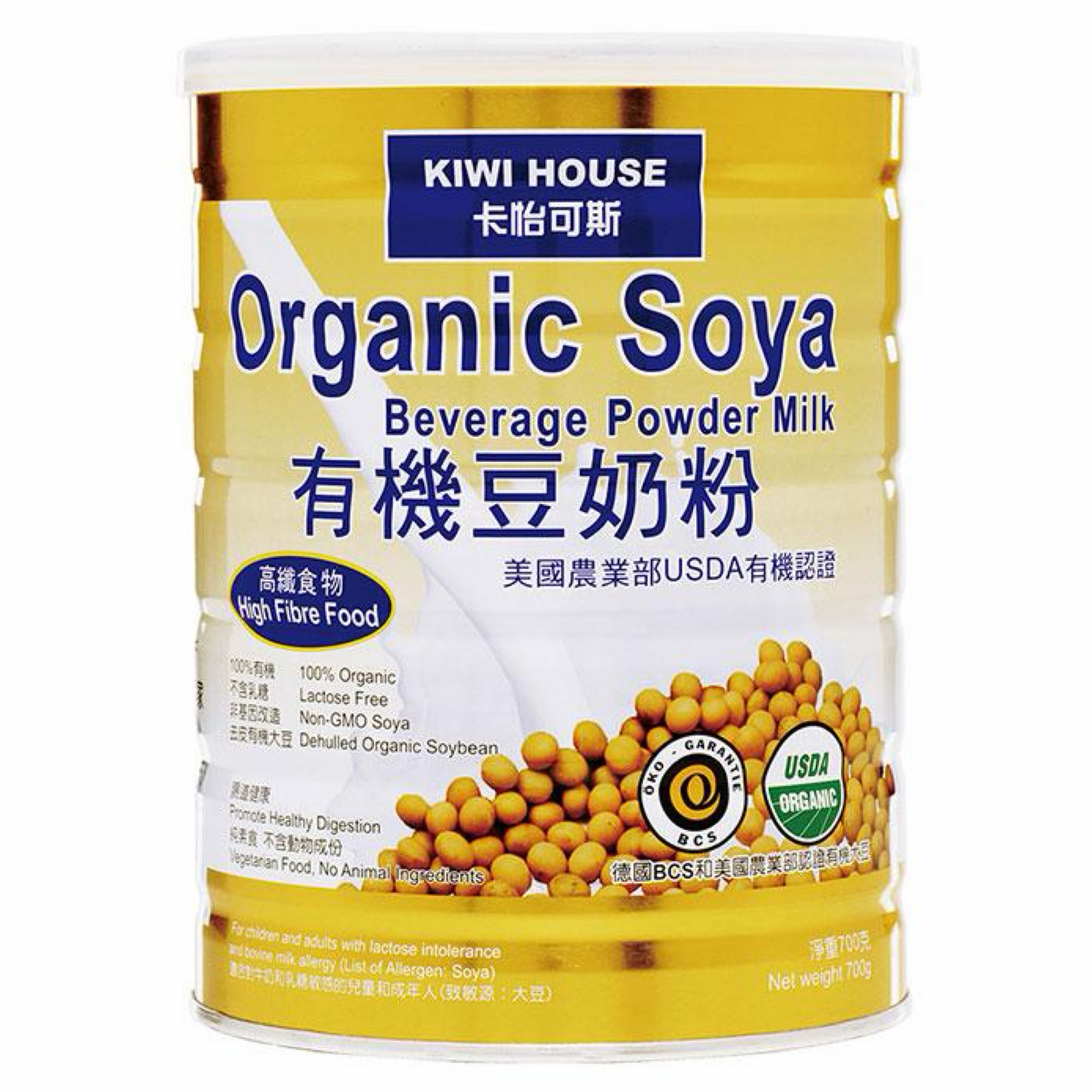 卡怡可斯 有機豆奶粉 (700g) (EXP:2028.10)