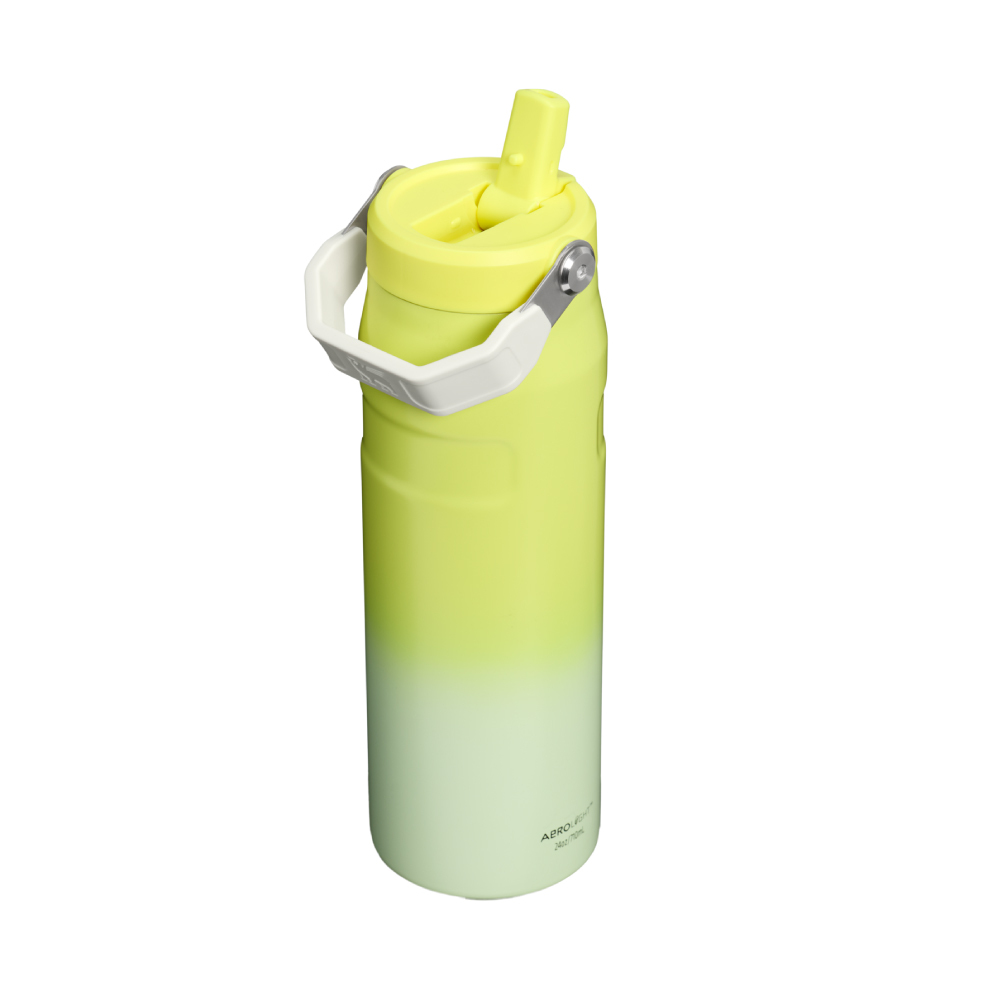 STANLEY 輕重力系列 IceFlow Aerolight 摺疊吸管杯 0.7L / 青檸綠