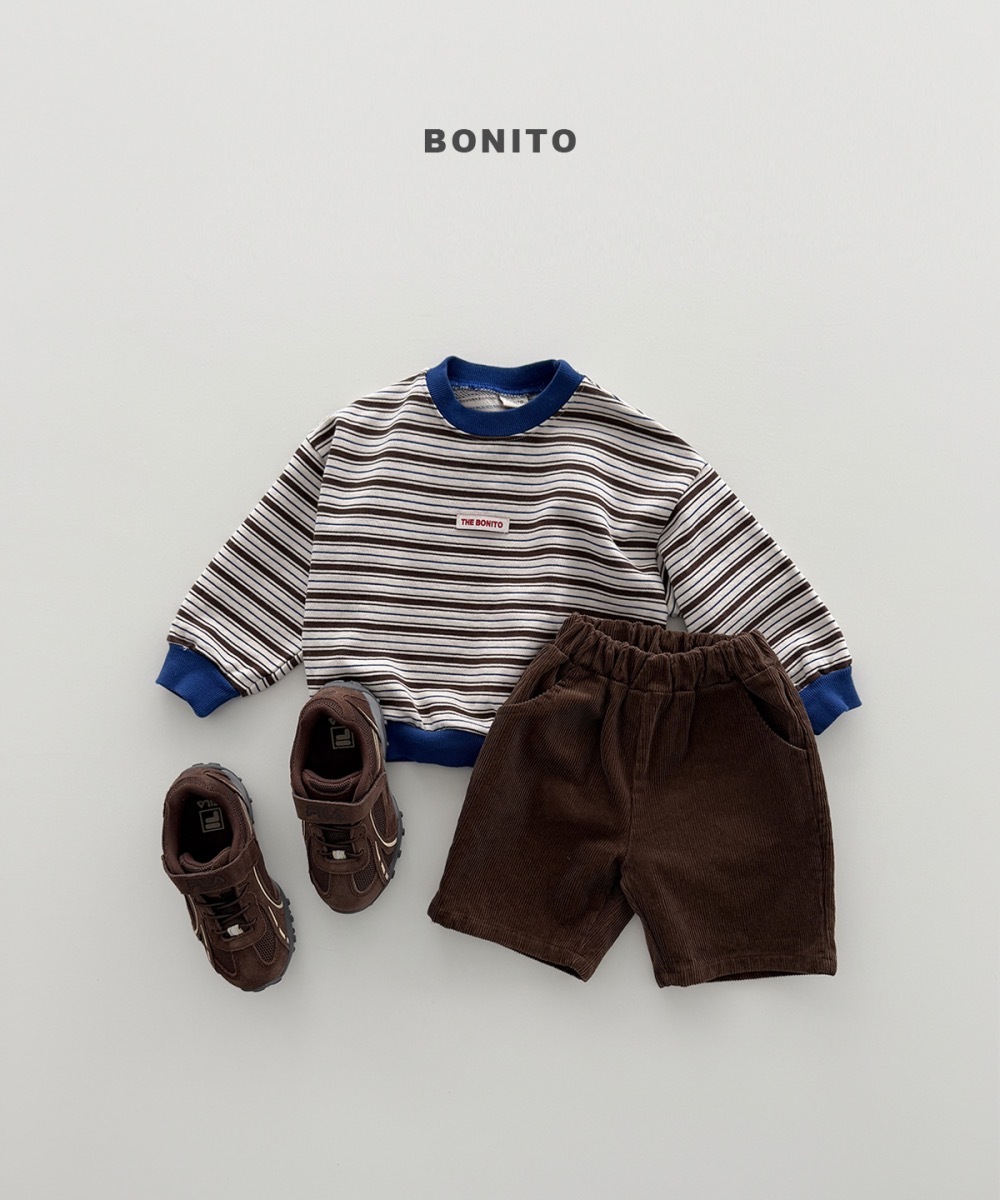 Bonito 撞色條紋衛衣 / 3色