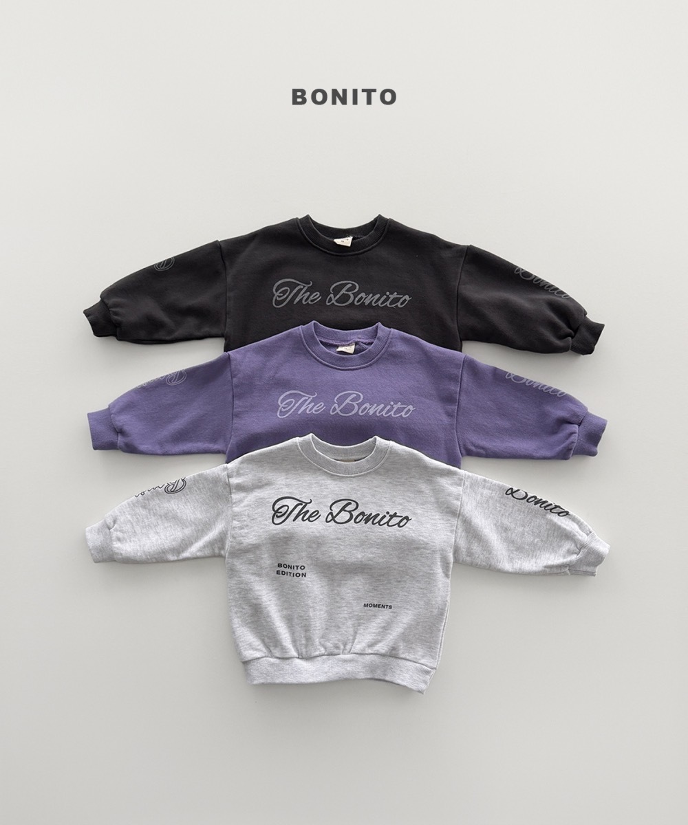 Bonito 字母親子衛衣 / 3色 (kids)