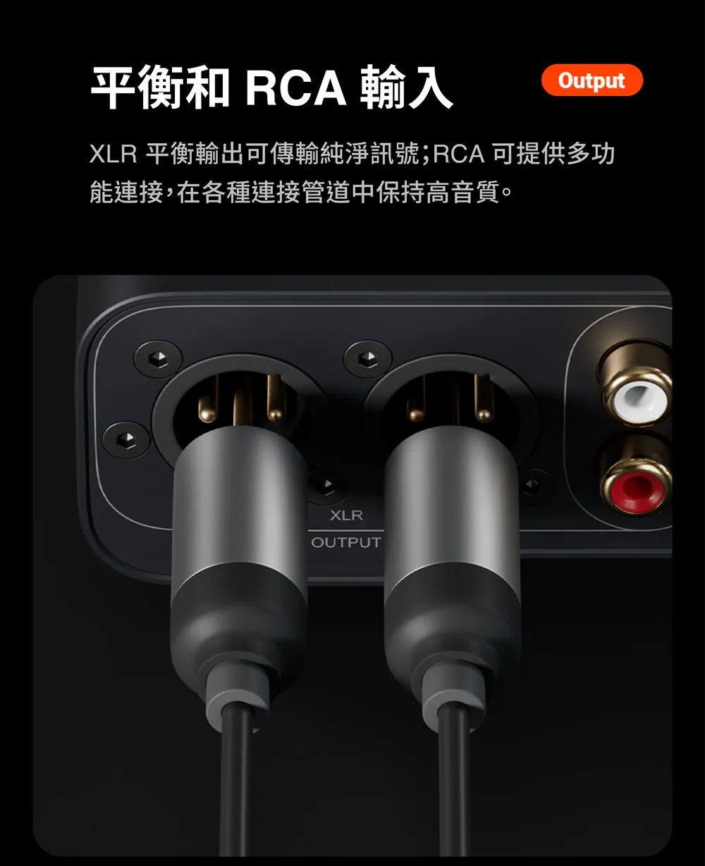 平衡和RCA輸入