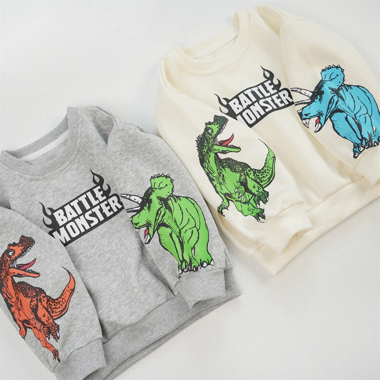 🦖 秋裝 ꕀ  MONSTER恐龍帝國長TEE ✴