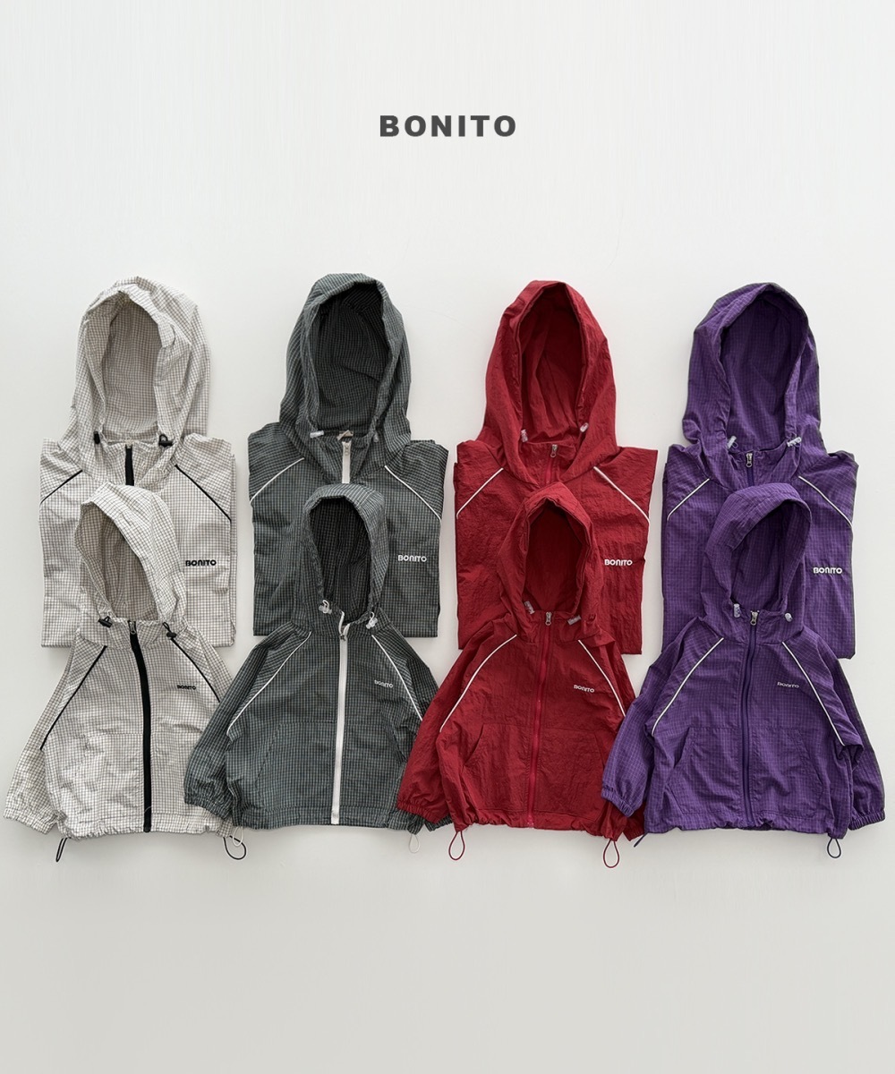 Bonito 防風親子連帽外套 / 4色 (mom)
