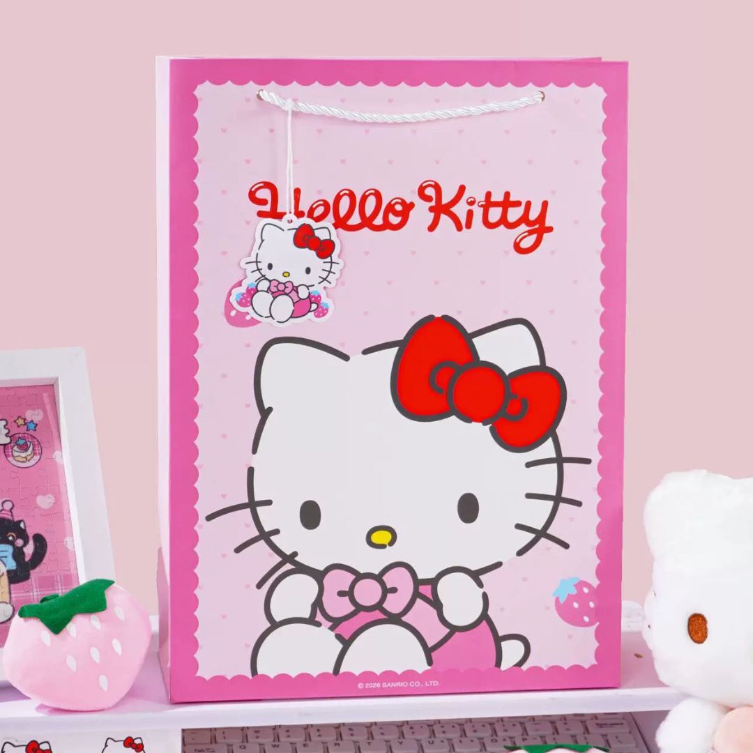 Hello Kitty Sanrio 禮物袋 紙袋-BIG
