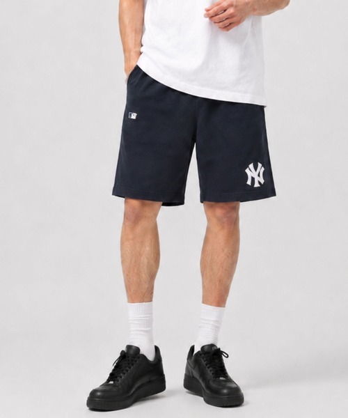 日本 MLB Logo French Terry Shorts [01332200812]