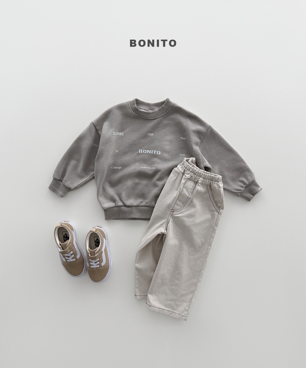 Bonito 仿舊水洗親子衛衣 / 2色 (mom)
