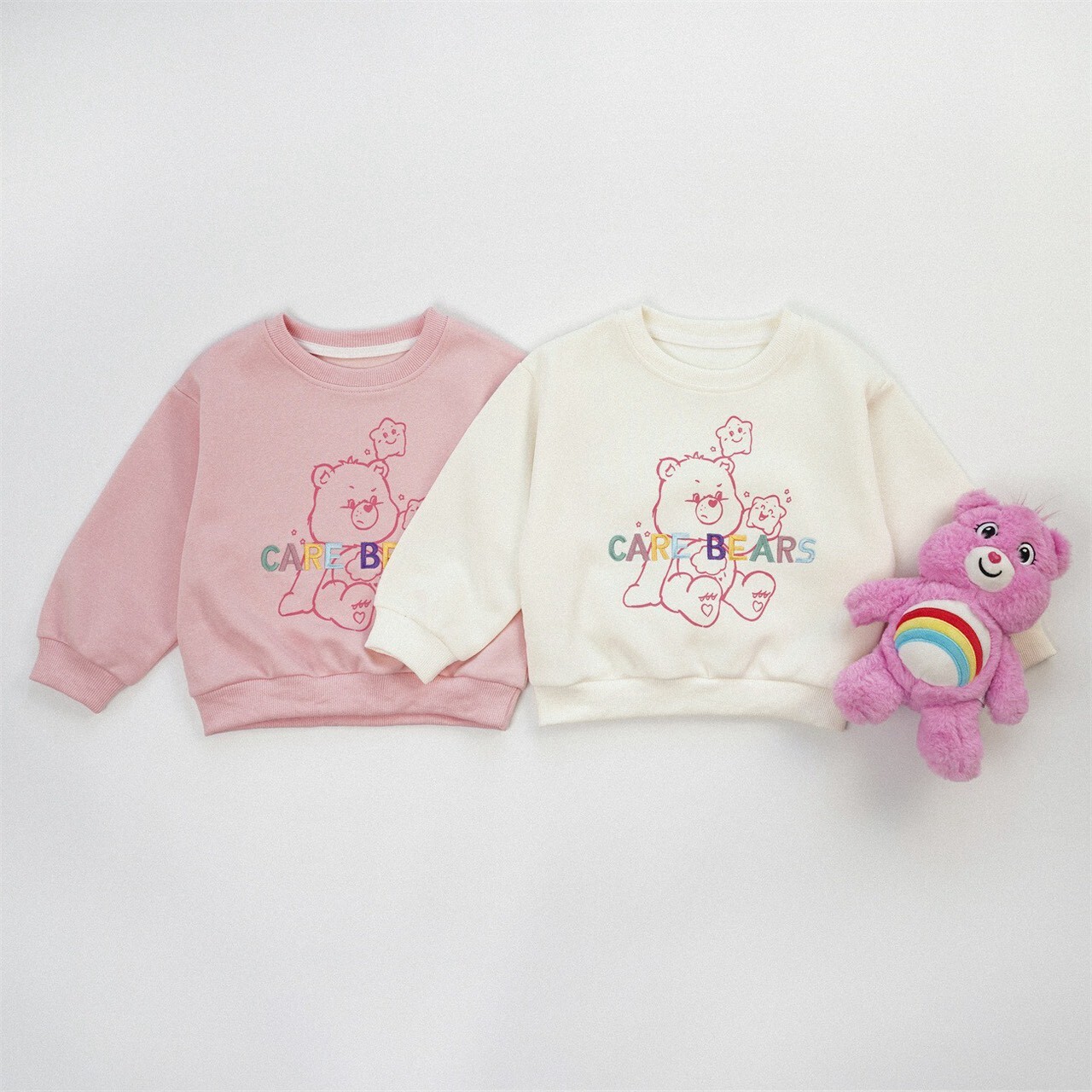 🐻 秋裝 ꕀ CAREBEARS七彩熊長TEE ✴