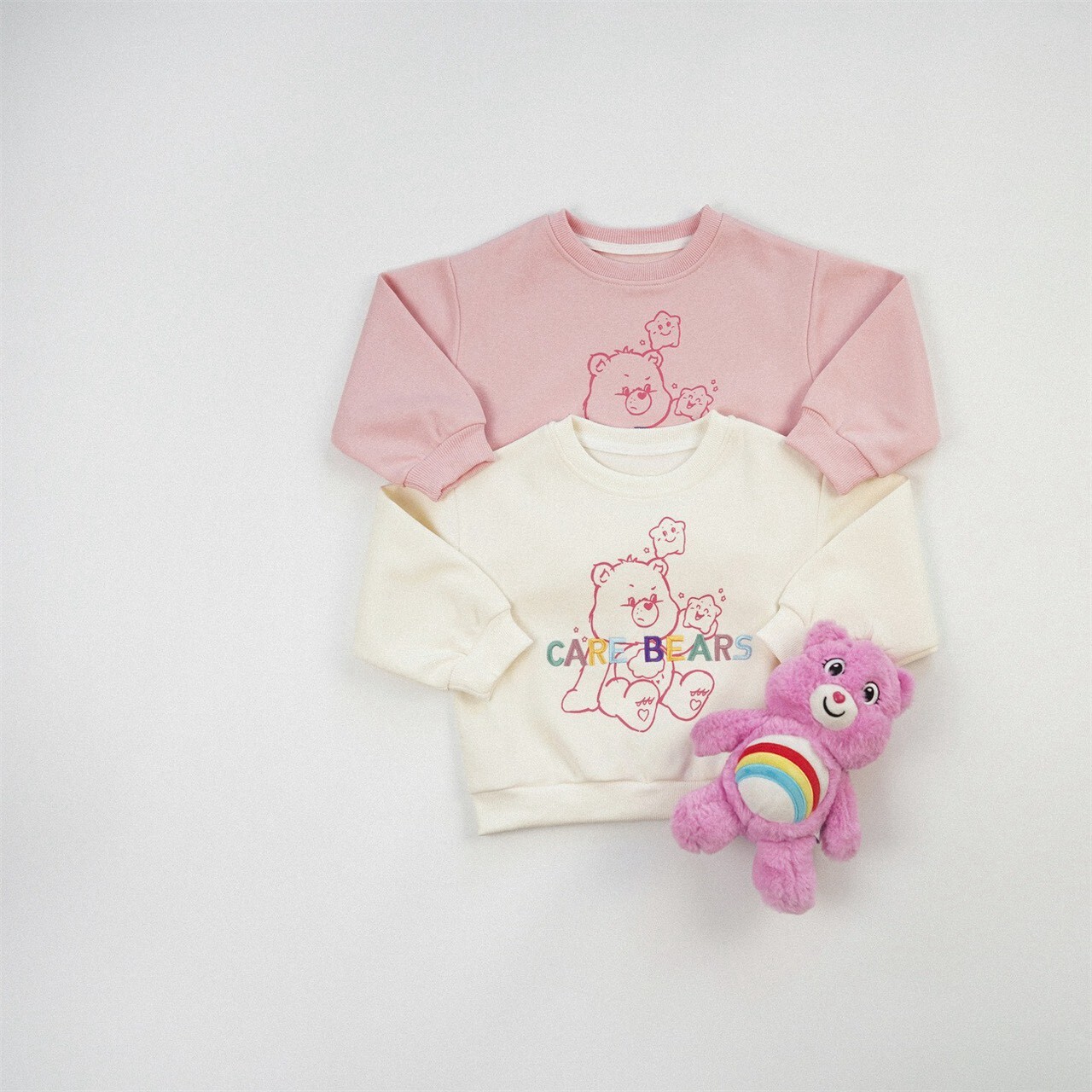 🐻 秋裝 ꕀ CAREBEARS七彩熊長TEE ✴