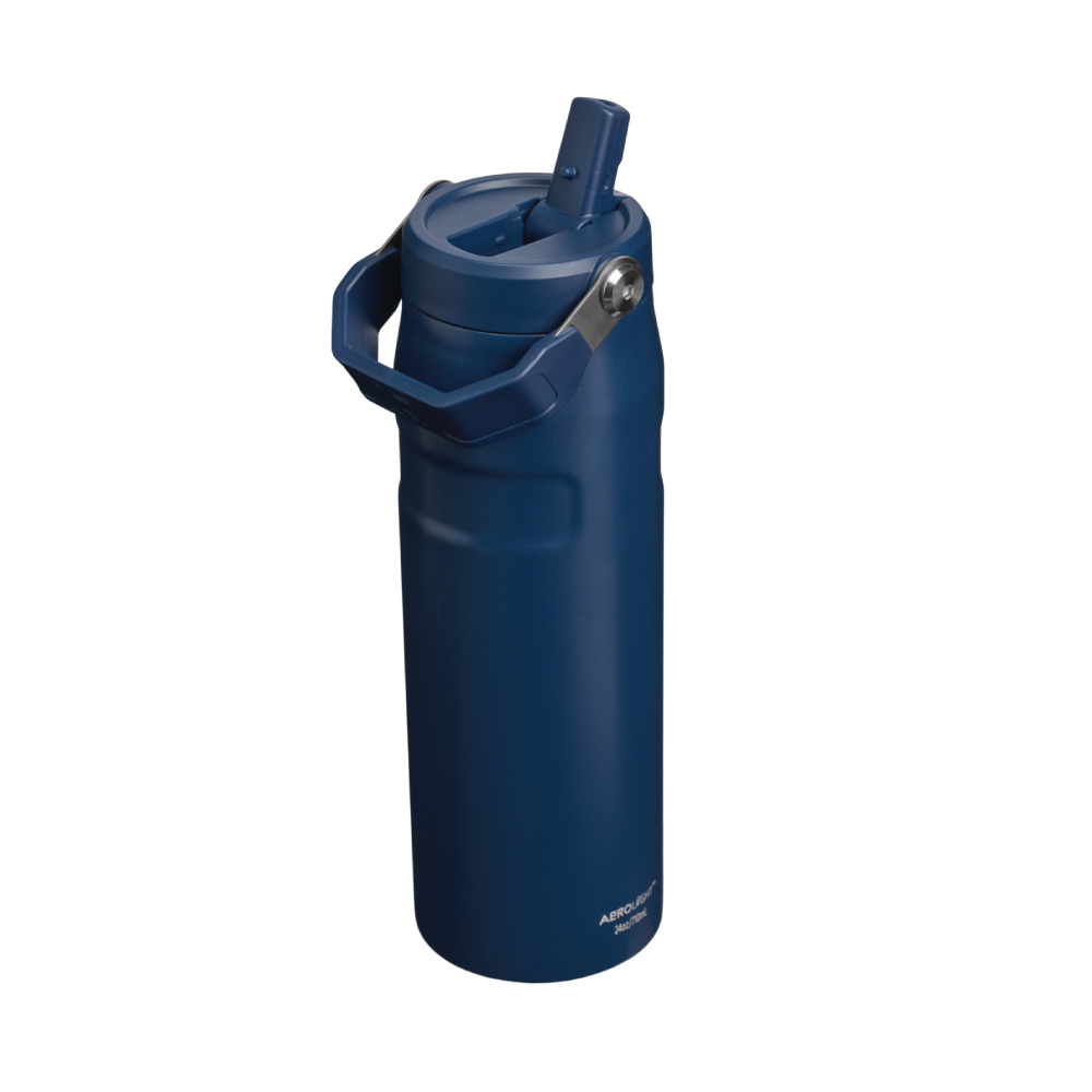 STANLEY 輕重力系列 IceFlow Aerolight 摺疊吸管杯 0.7L / 午夜海軍藍