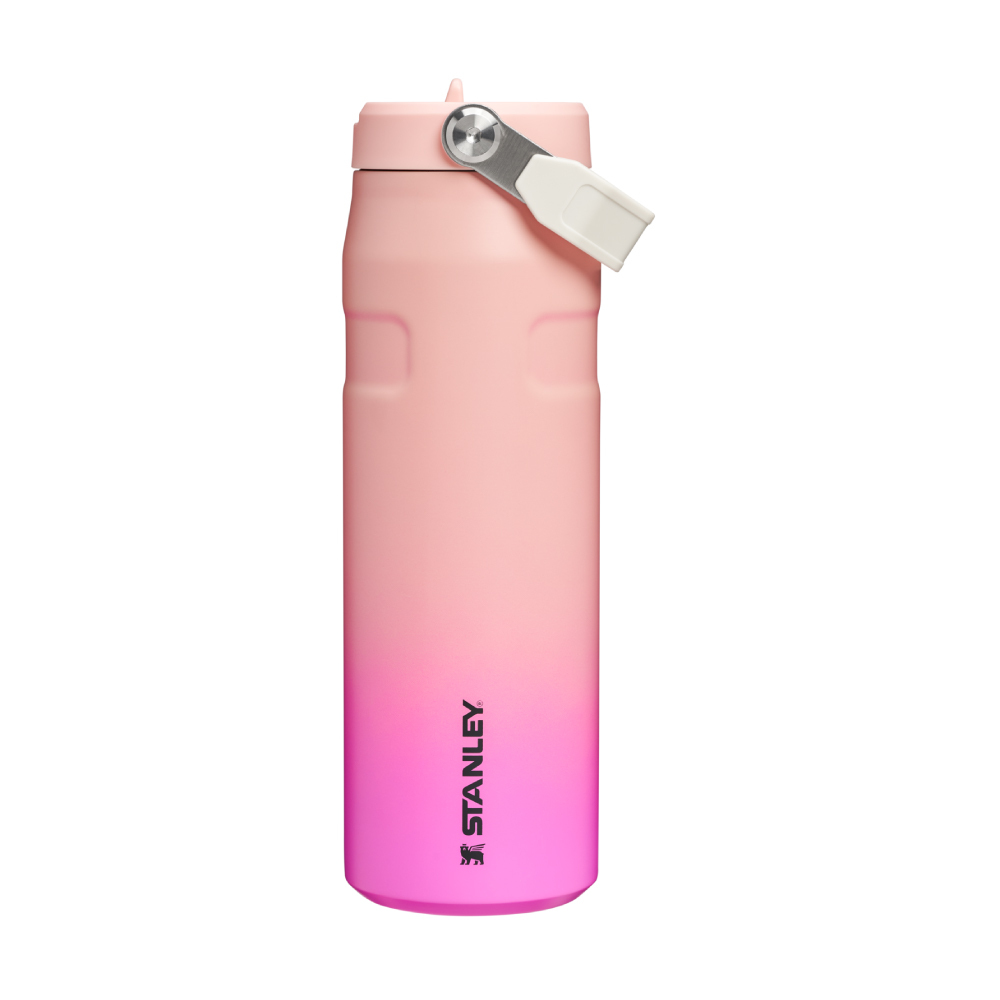 STANLEY 輕重力系列 IceFlow Aerolight 摺疊吸管杯 0.7L / 牡丹粉