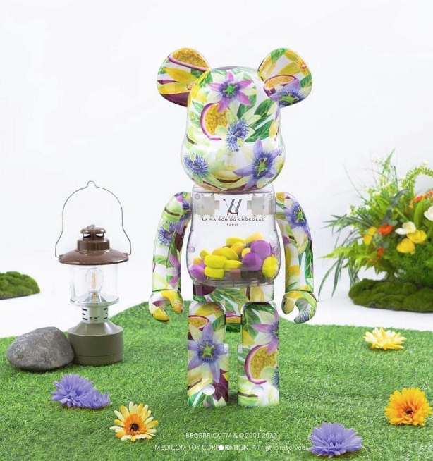 ( 開封品 ) BE@RBRICK  Bearbrick  1000% 澳門限定熱情果 passion fruit WF Fashion