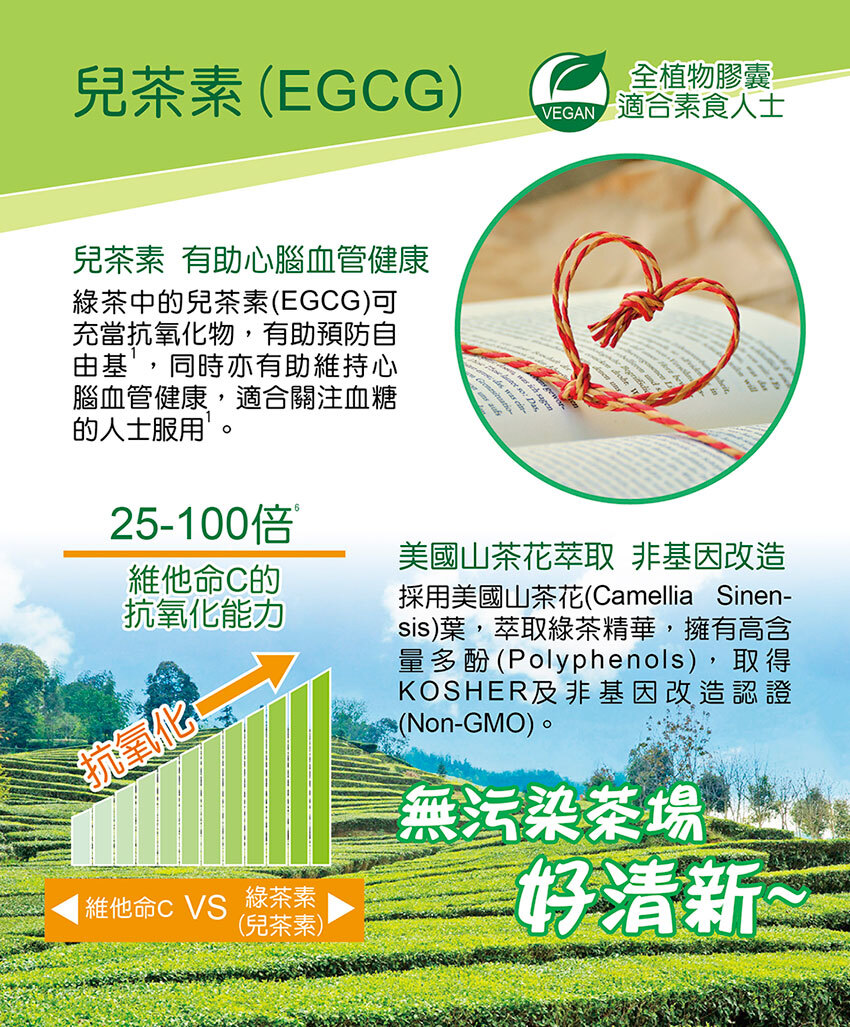 卡怡可斯 金裝綠茶素 (60粒裝) (EXP:2029.05)
