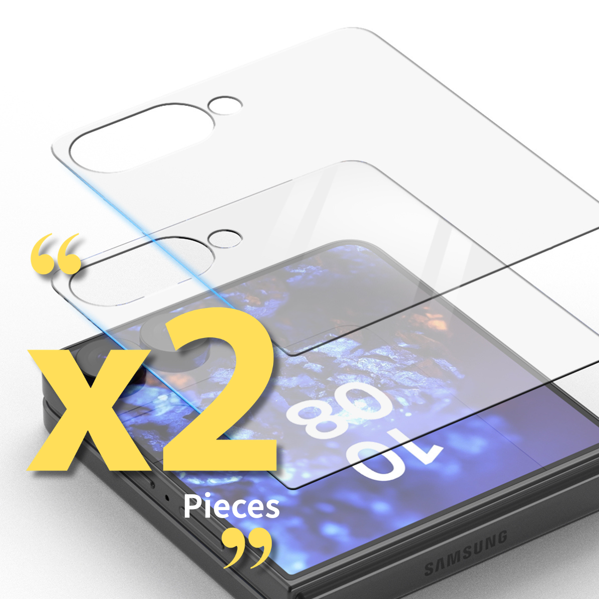 【韓國 Araree】Core 高高清鋼化玻璃保護貼 Galaxy Z Flip 8 (原裝行貨)