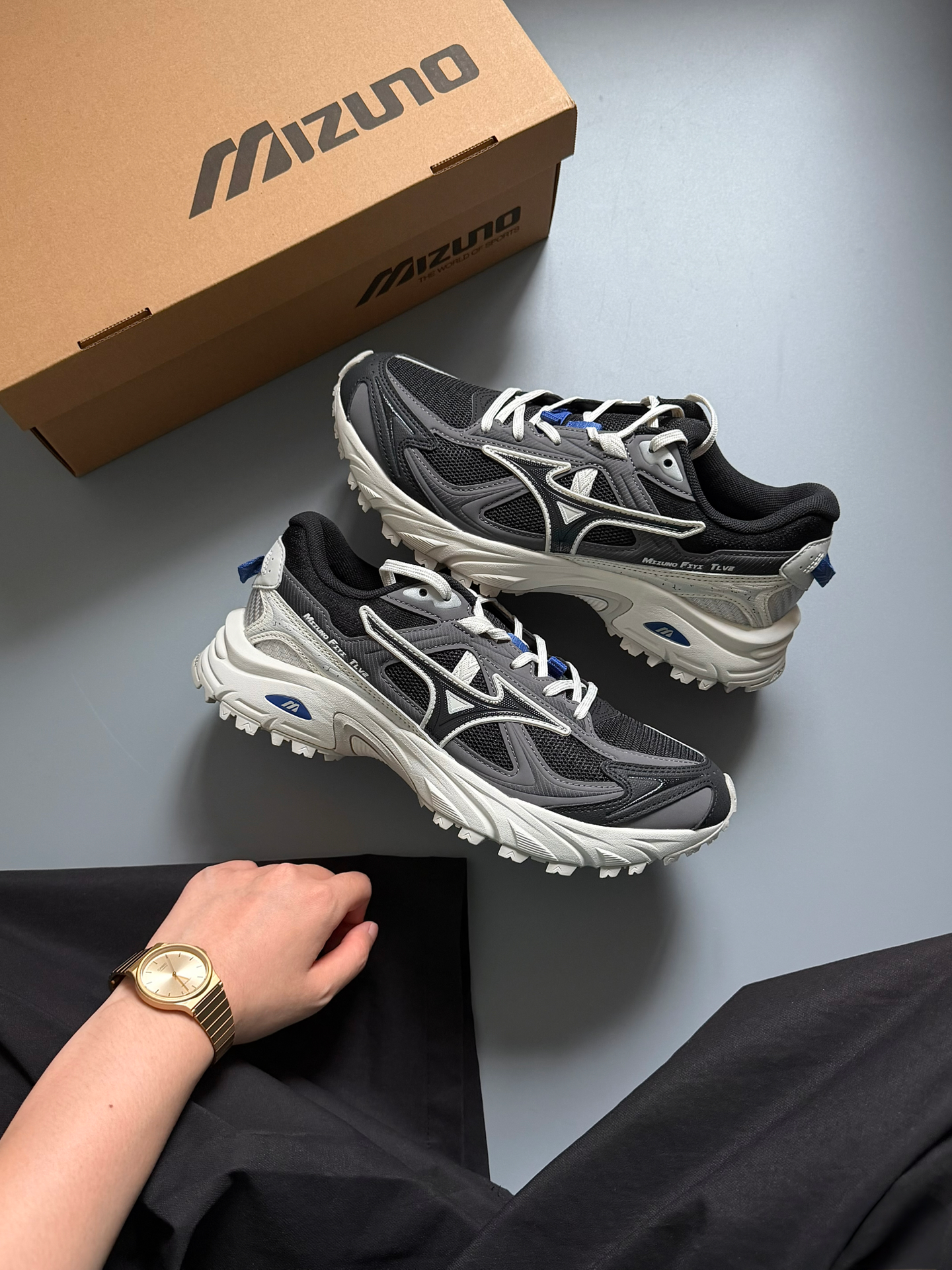 8月新品預訂！MIZUNO FIYI TL v2 霜藍灰 厚底機能運動鞋