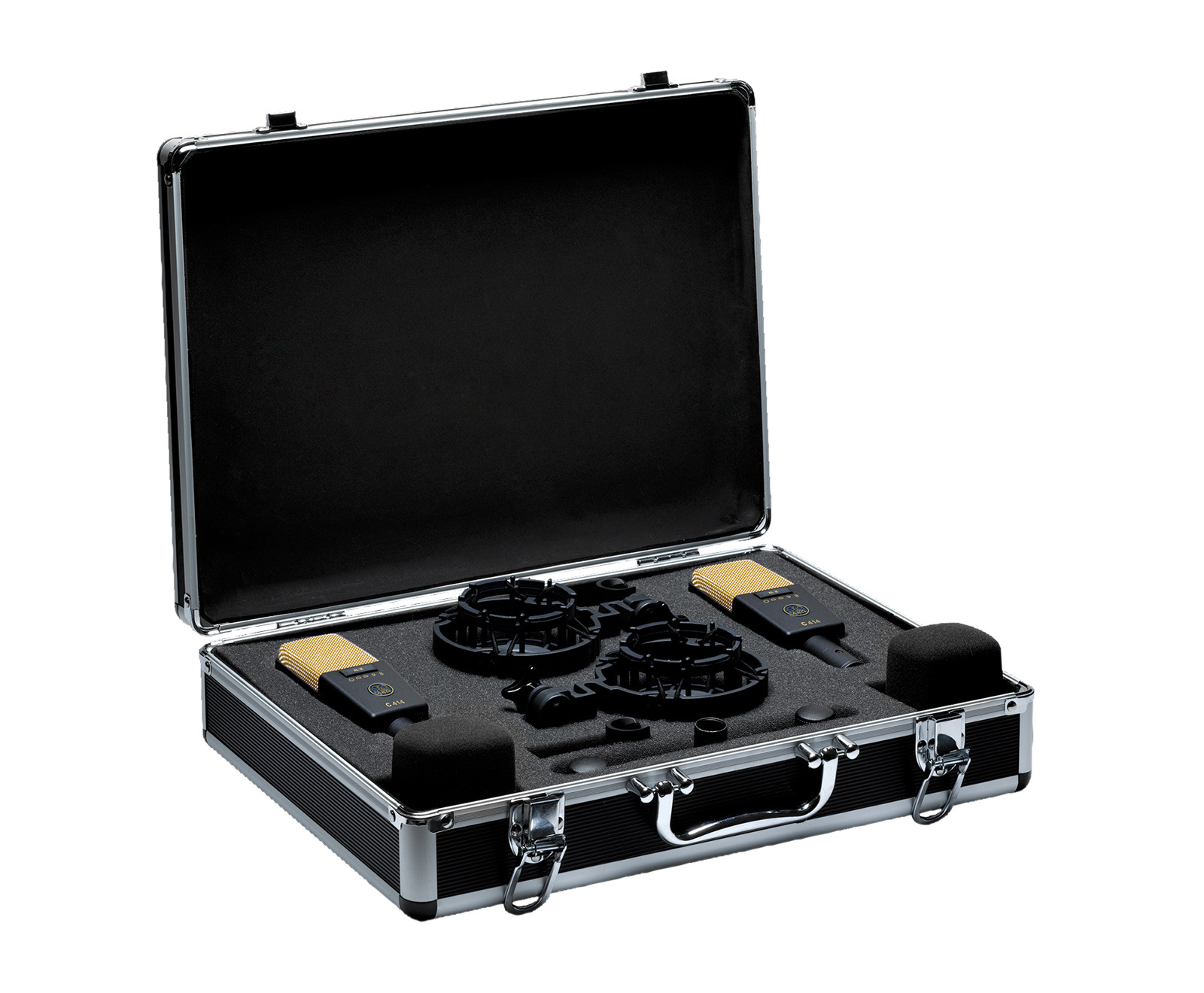 AKG C414 XLII-ST Matched Pair C414-XLS Recording Microphone Stereo Set