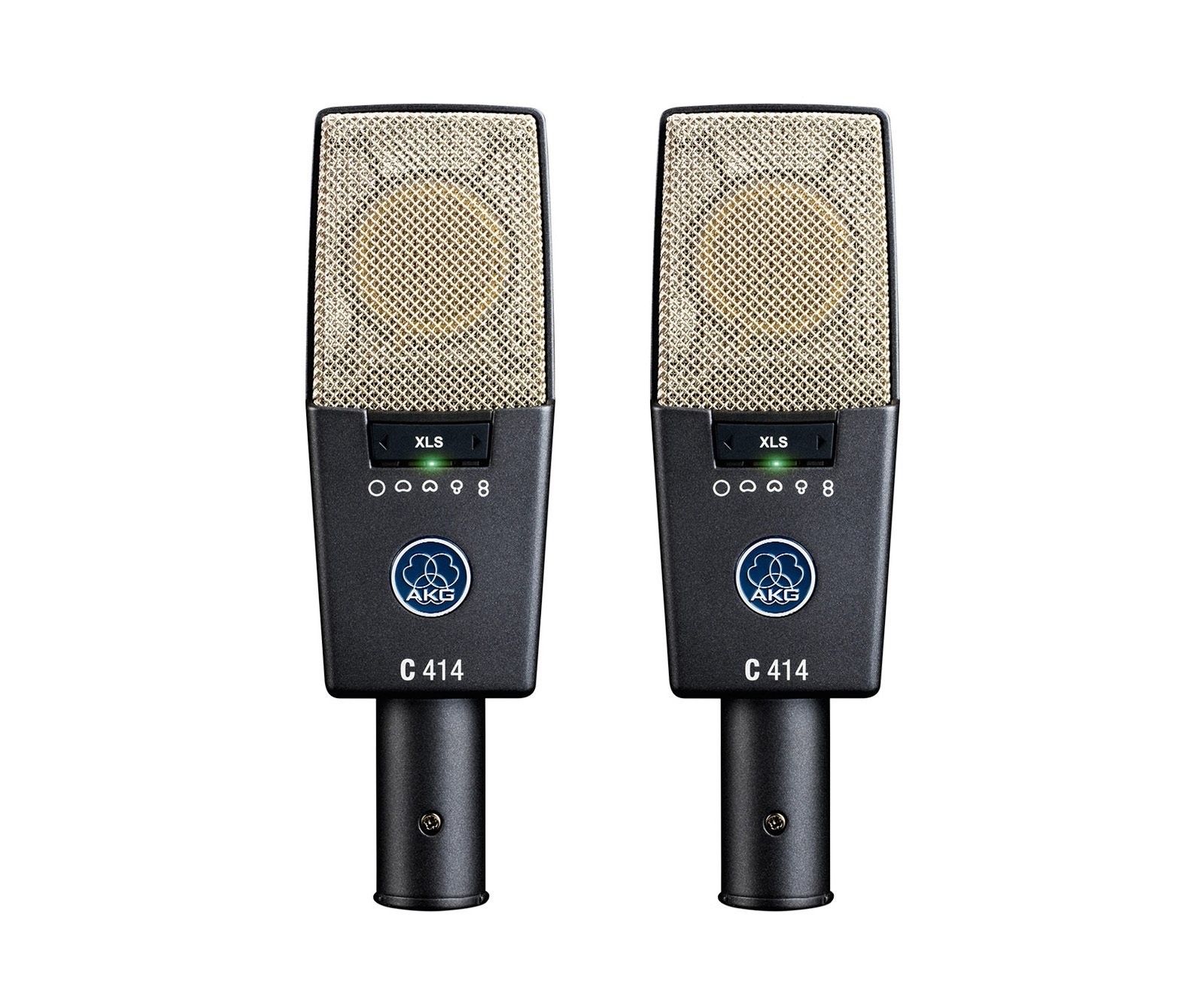 AKG C414 XLS-ST Matched Pair C414-XLS Recording Microphone Stereo Set