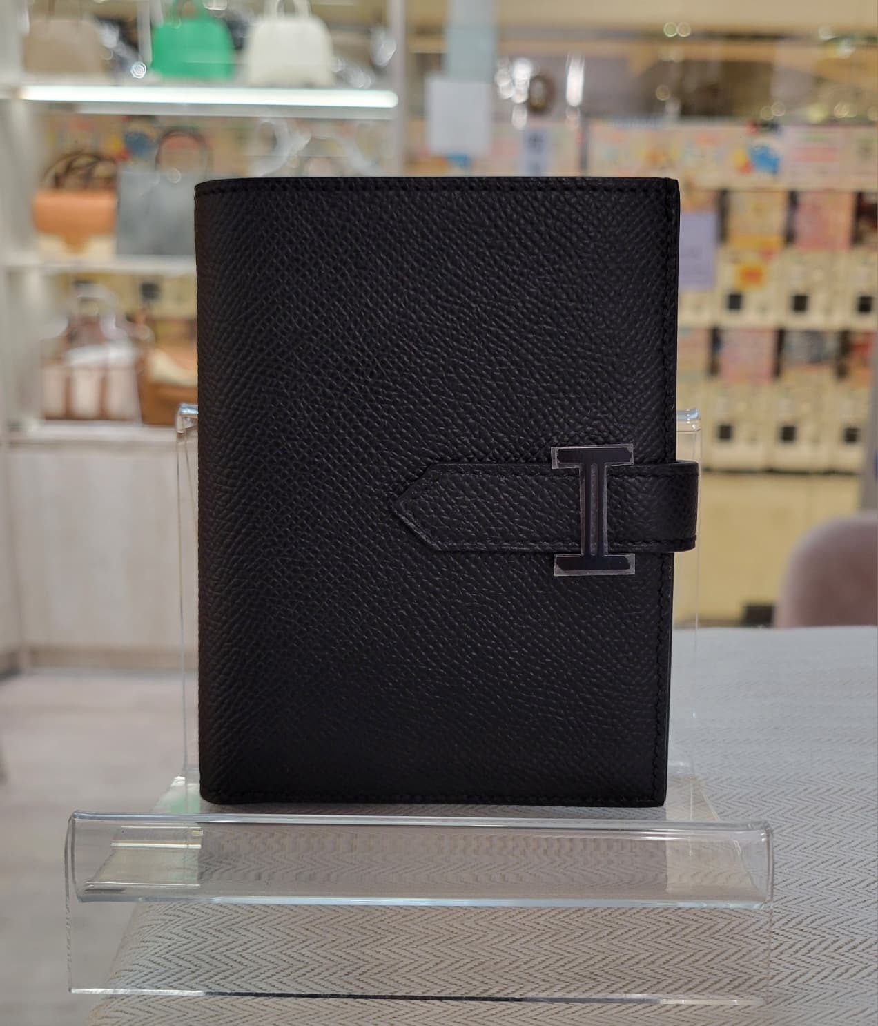 HERMES Bearn compact wallet SO BLACK  短銀包 黑色 EPSOM 黑扣
