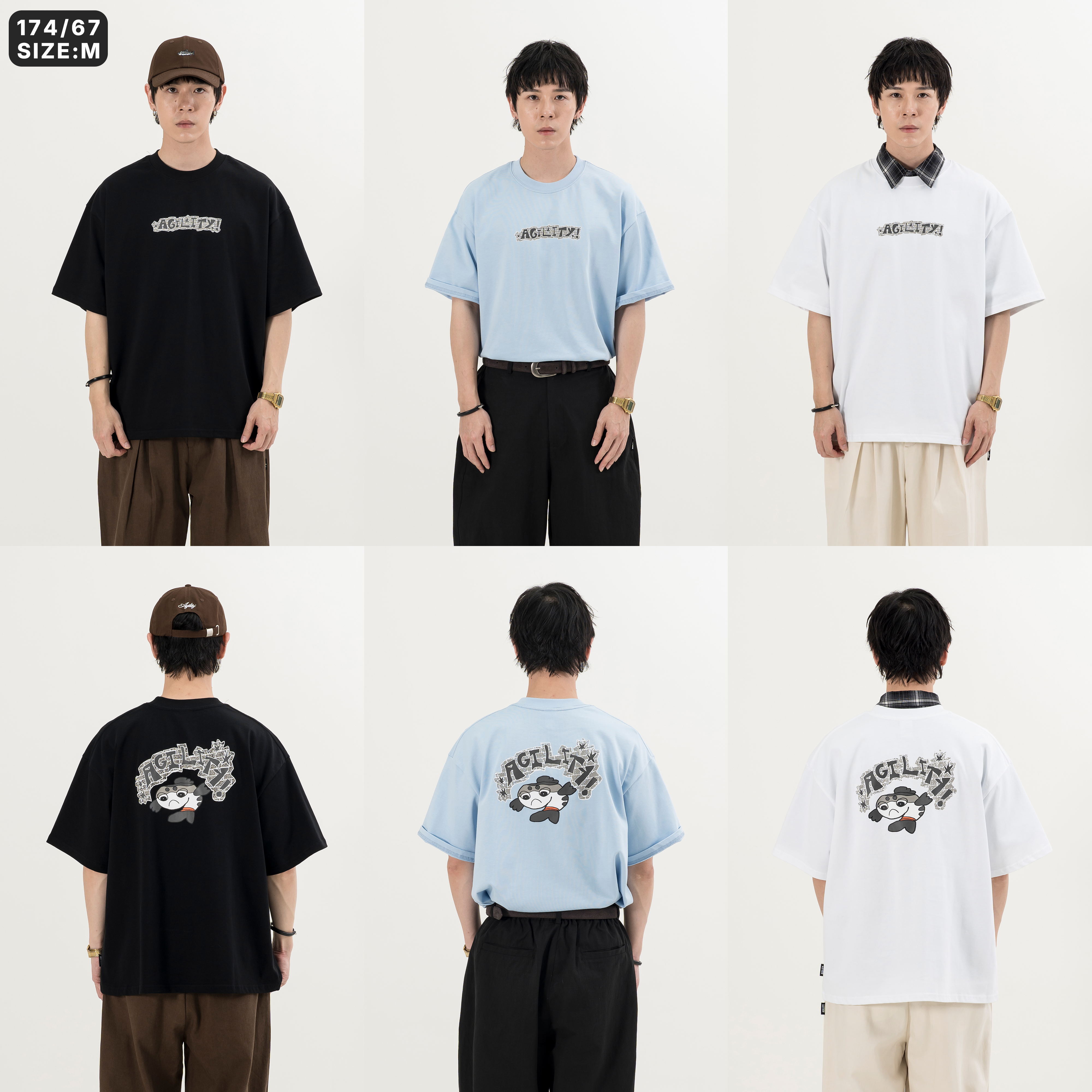 AGILITY Yumi Image Tee / 插畫家 圖像短Tee [RM0-LLLUS-A-5]